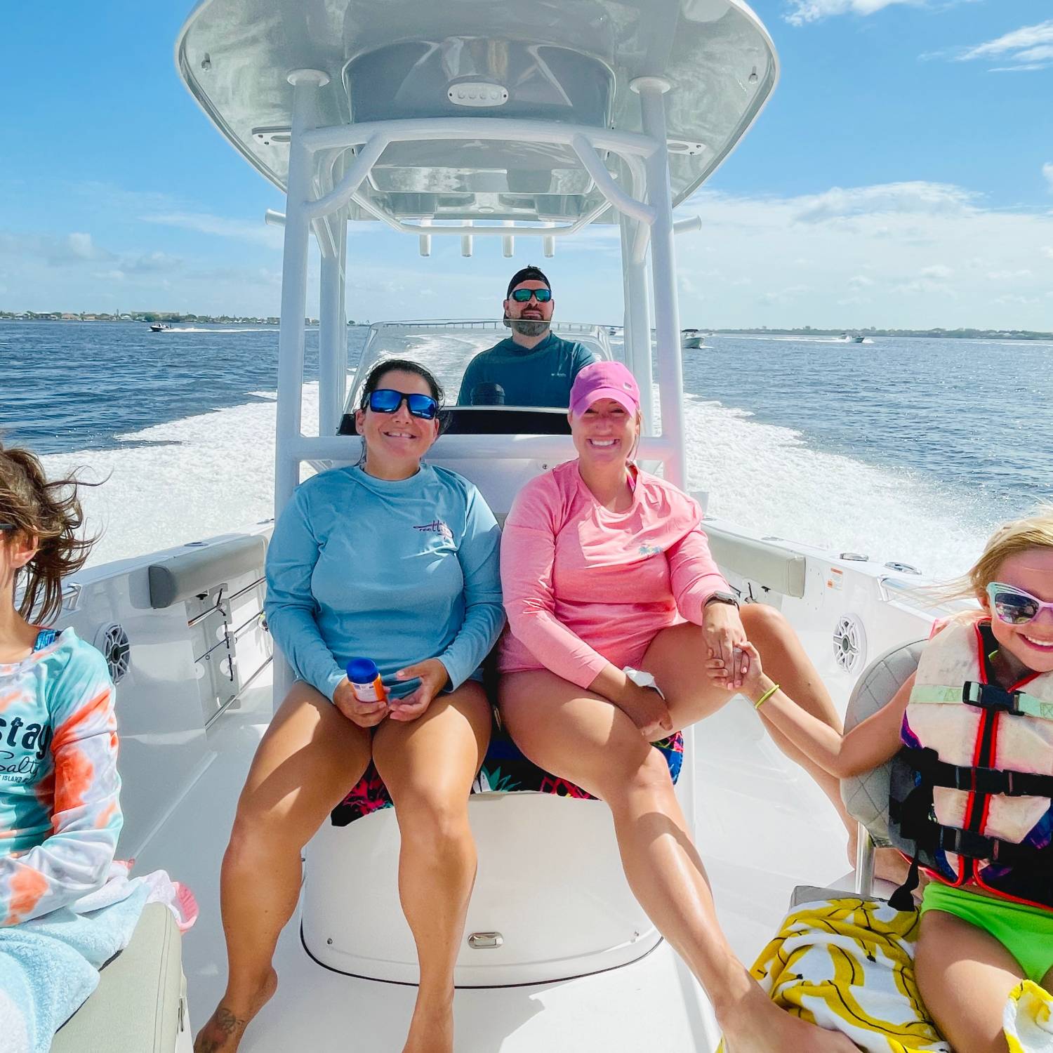 Title: Our Paradise - On board their Sportsman Open 212 Center Console - Location: Cape Coral, FL. Participating in the Photo Contest #SportsmanApril