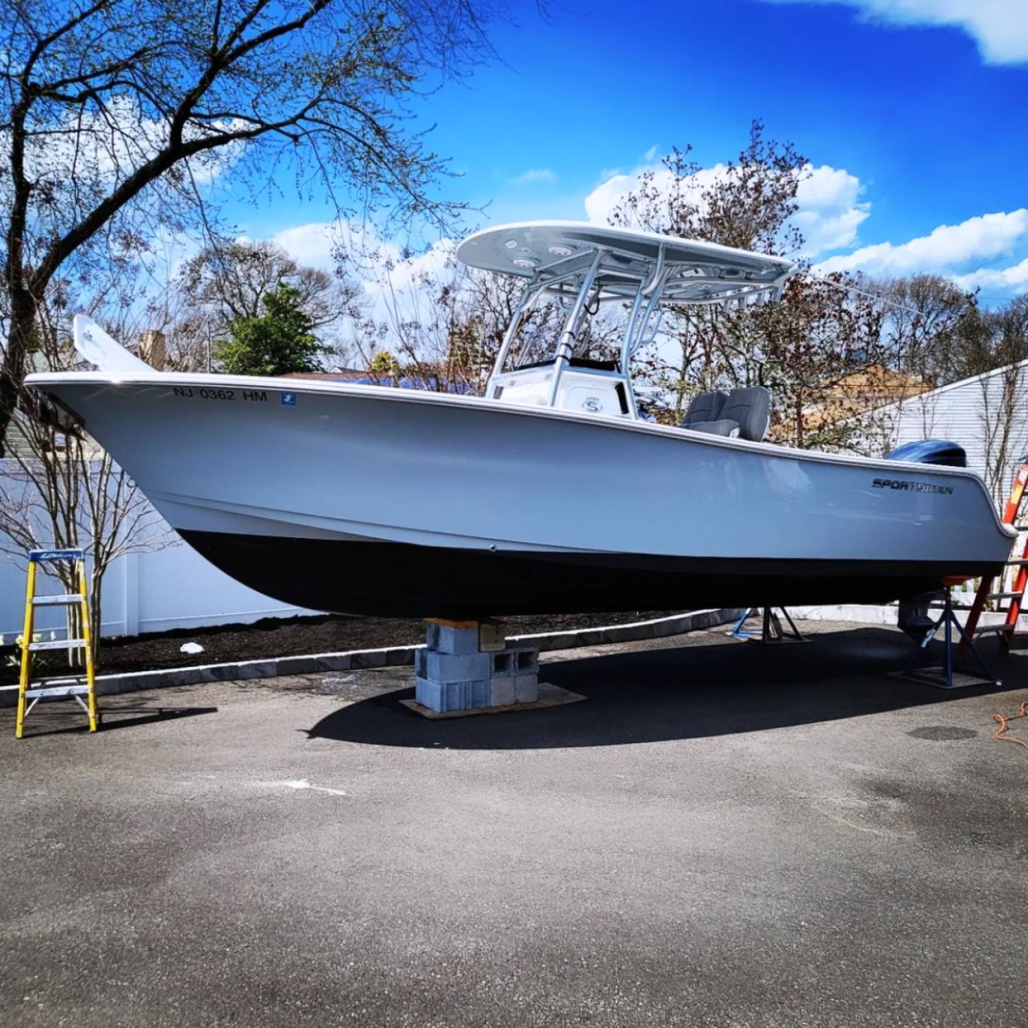 Title: Sportsman NJ - On board their Sportsman Open 282 Center Console - Location: Point Pleasant, New Jersey. Participating in the Photo Contest #SportsmanApril