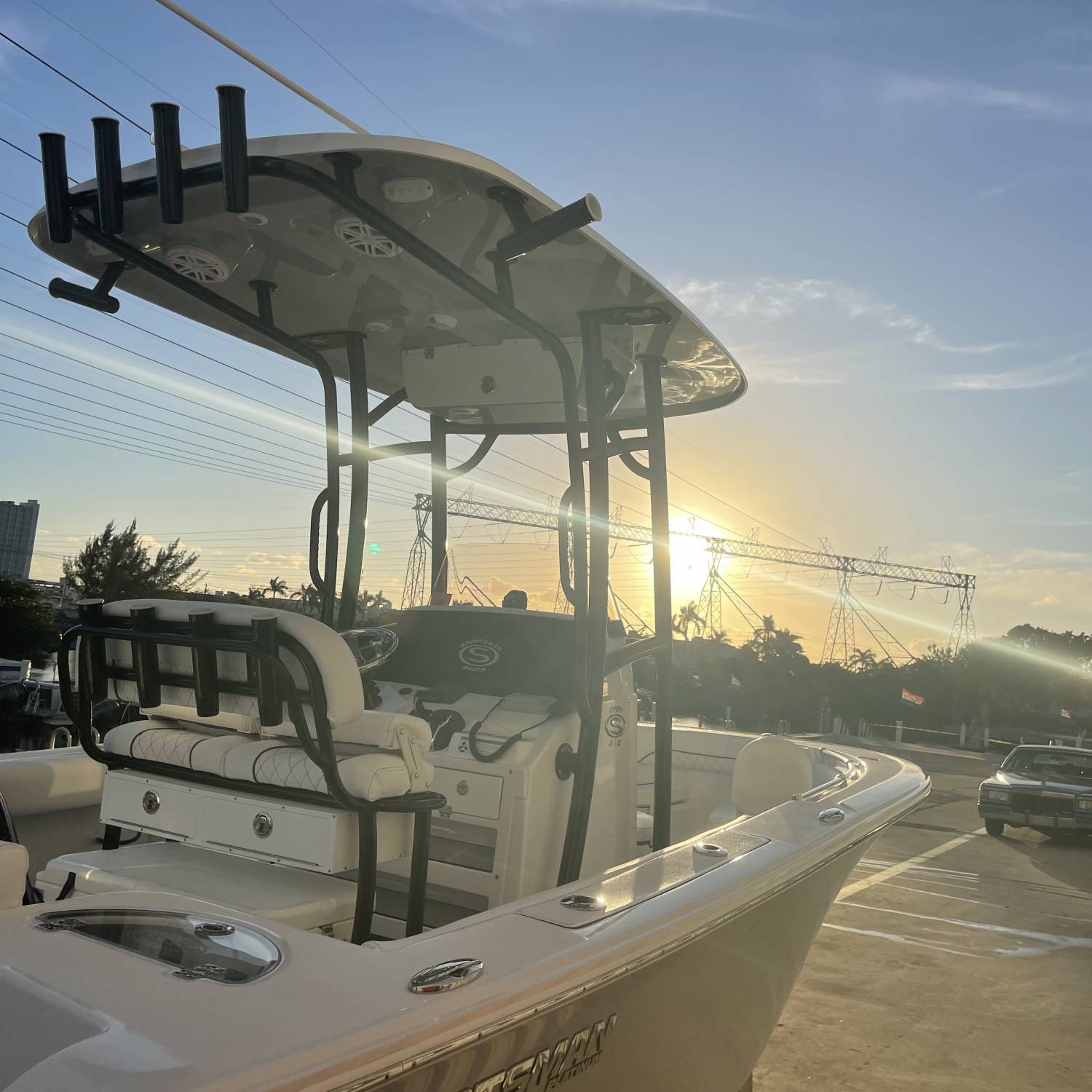 Title: Done for the day - On board their Sportsman Open 212 Center Console - Location: Thunderboat Marine Center. Participating in the Photo Contest #SportsmanApril