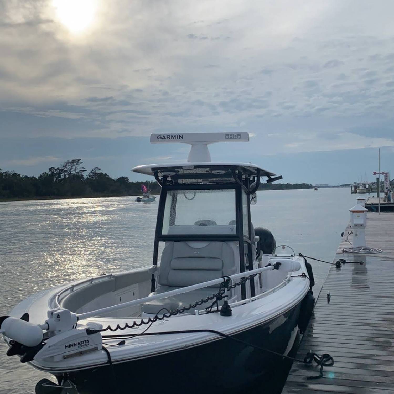 Title: Dockside - On board their Sportsman Open 282TE Center Console - Location: Beaufort nc. Participating in the Photo Contest #SportsmanAugust