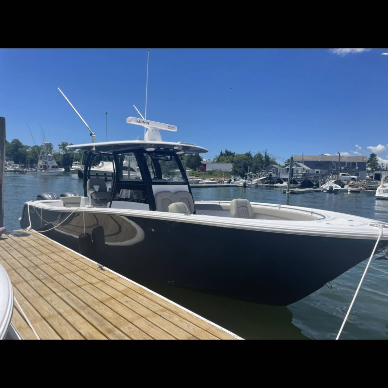 Title: Beauty in the habor - On board their Sportsman Open 302 Center Console - Location: Barnstable, MA. Participating in the Photo Contest #SportsmanJuly