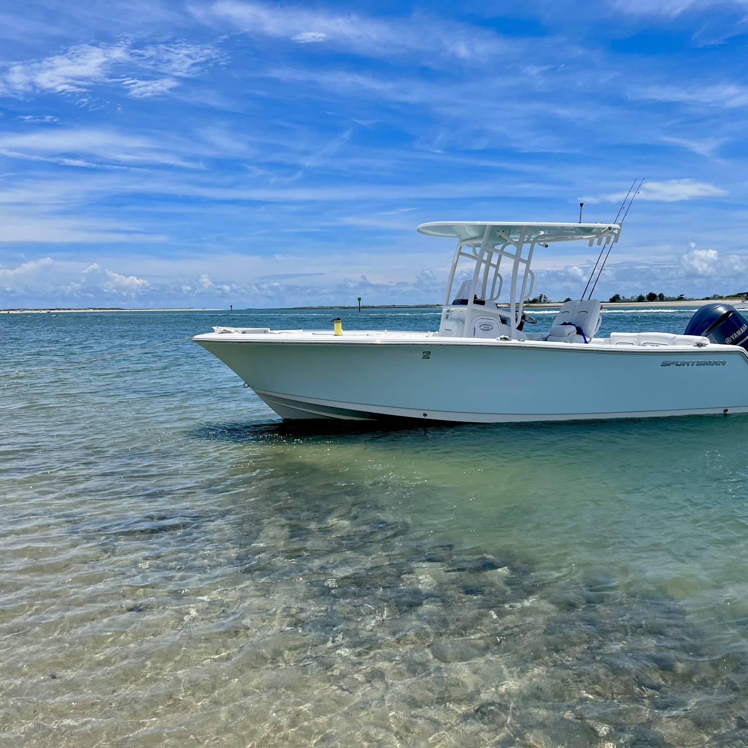 Title: 23 - On board their Sportsman Heritage 231 Center Console - Location: Masonboro inlet, Wrightsville beach. Participating in the Photo Contest #SportsmanJuly