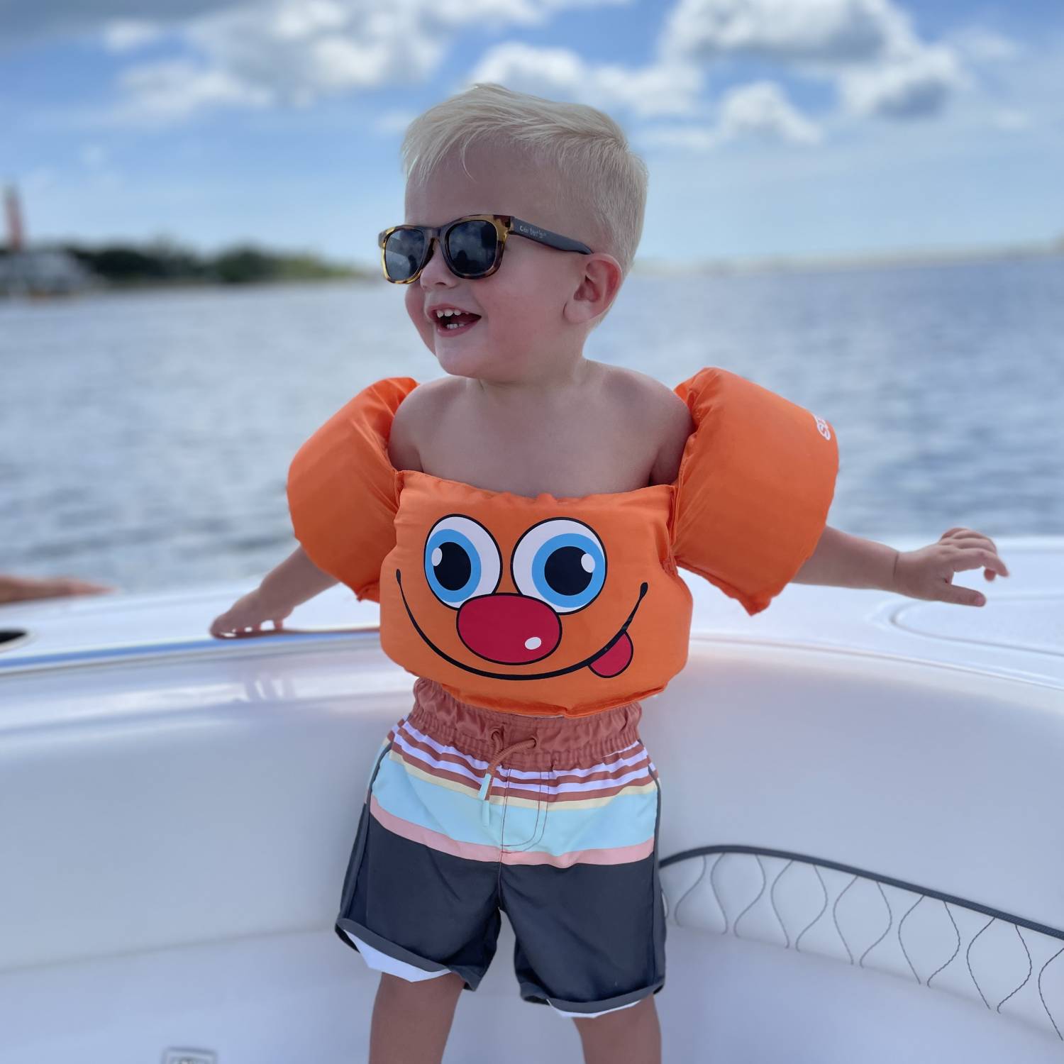 Our boy Shelby is 2. He loves the water and speed. He couldn’t get enough of the wind in his...