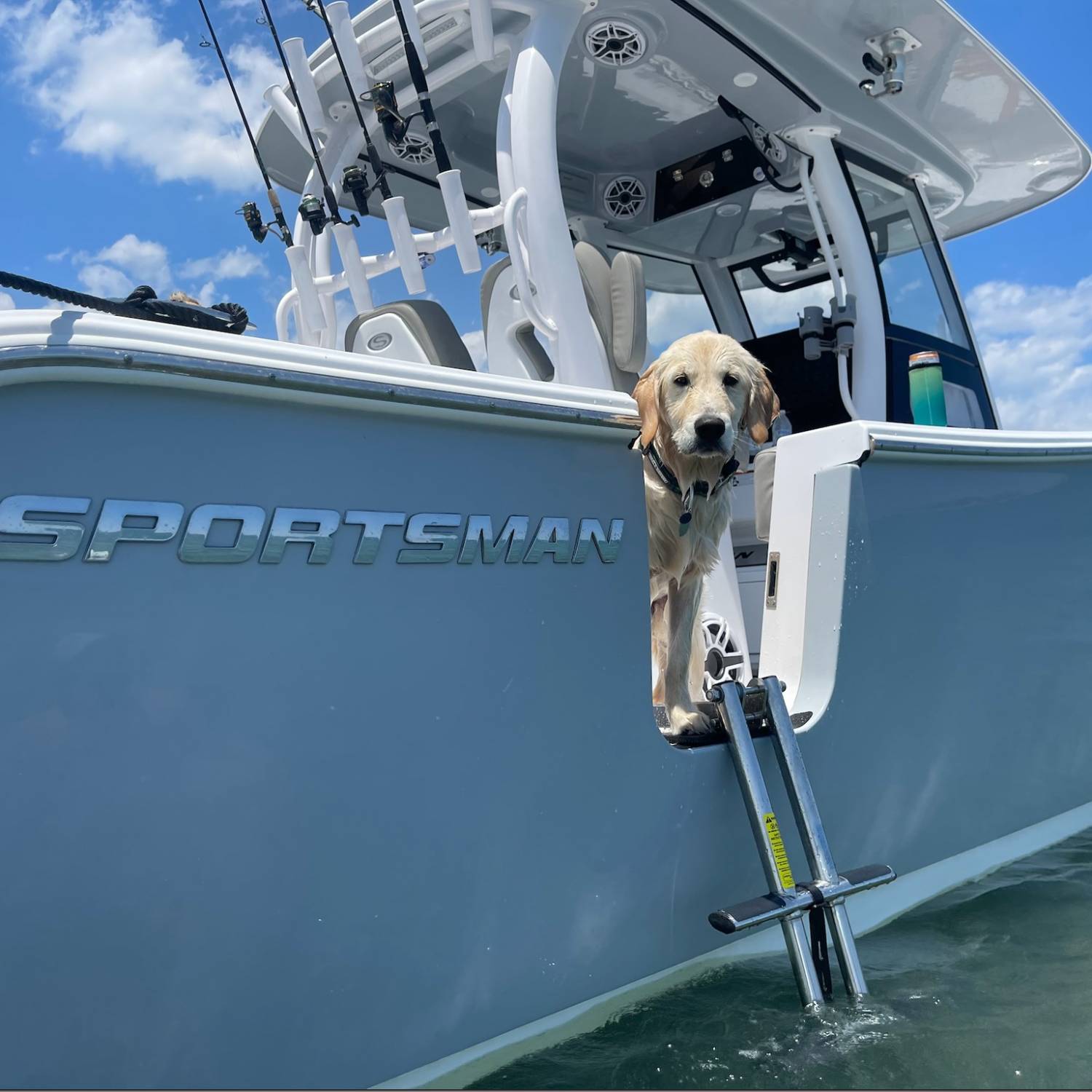 Title: Beaufort on the Bay - On board their Sportsman Open 302 Center Console - Location: Cape Lookout, NC. Participating in the Photo Contest #SportsmanJuly
