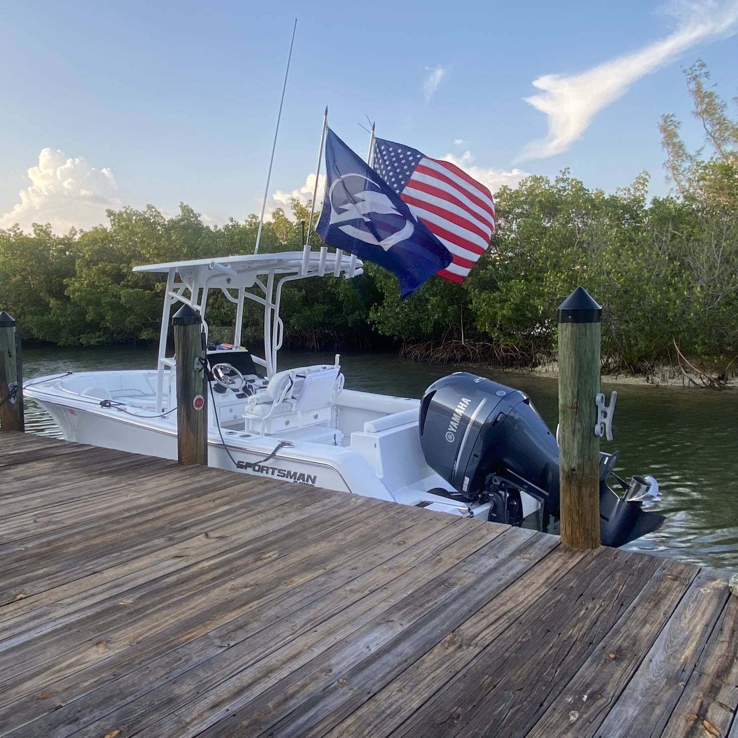 Title: Sportsman Life - On board their Sportsman Open 232 Center Console - Location: Palm Island FL. Participating in the Photo Contest #SportsmanJune