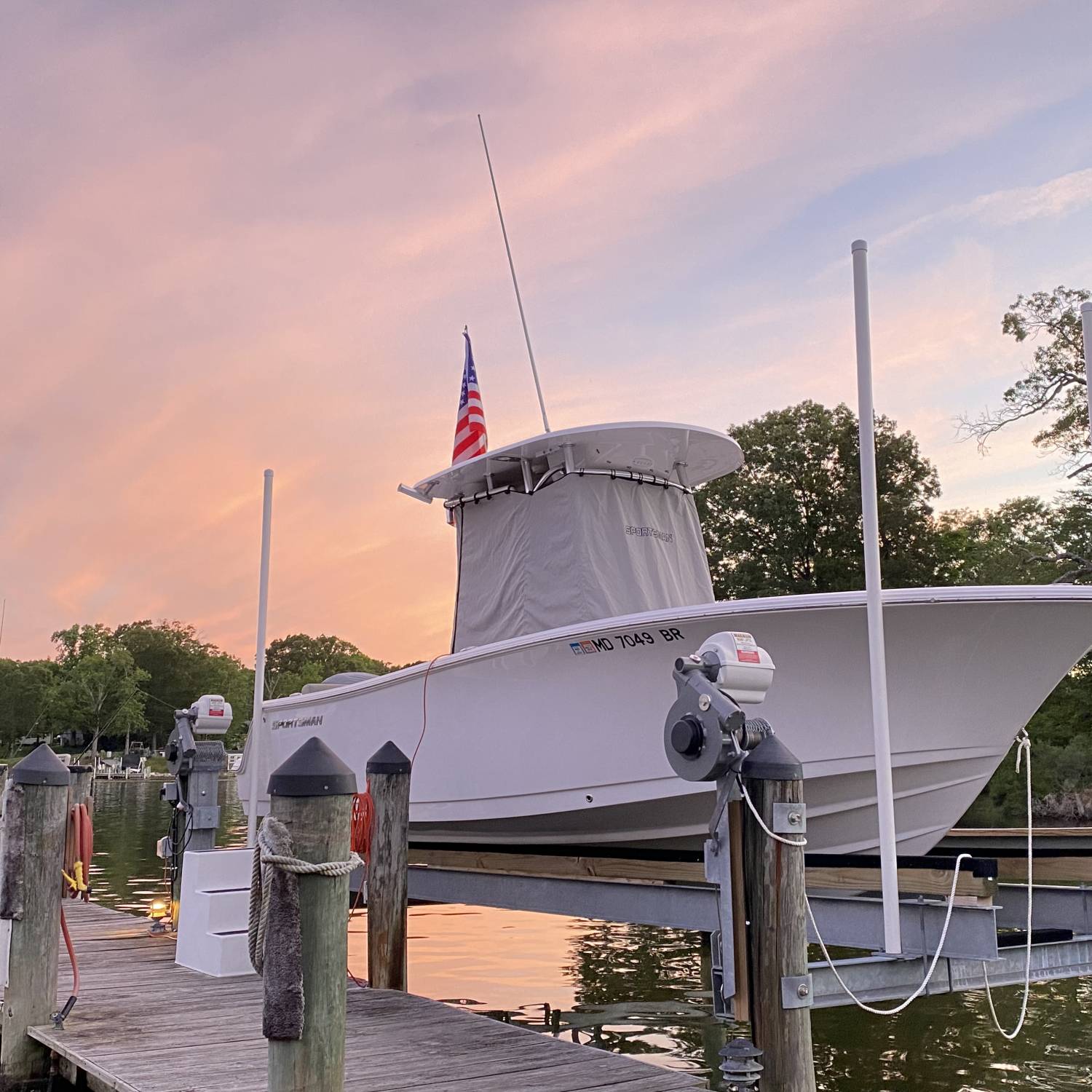 Just back from a boat ride with a beautiful sunset.