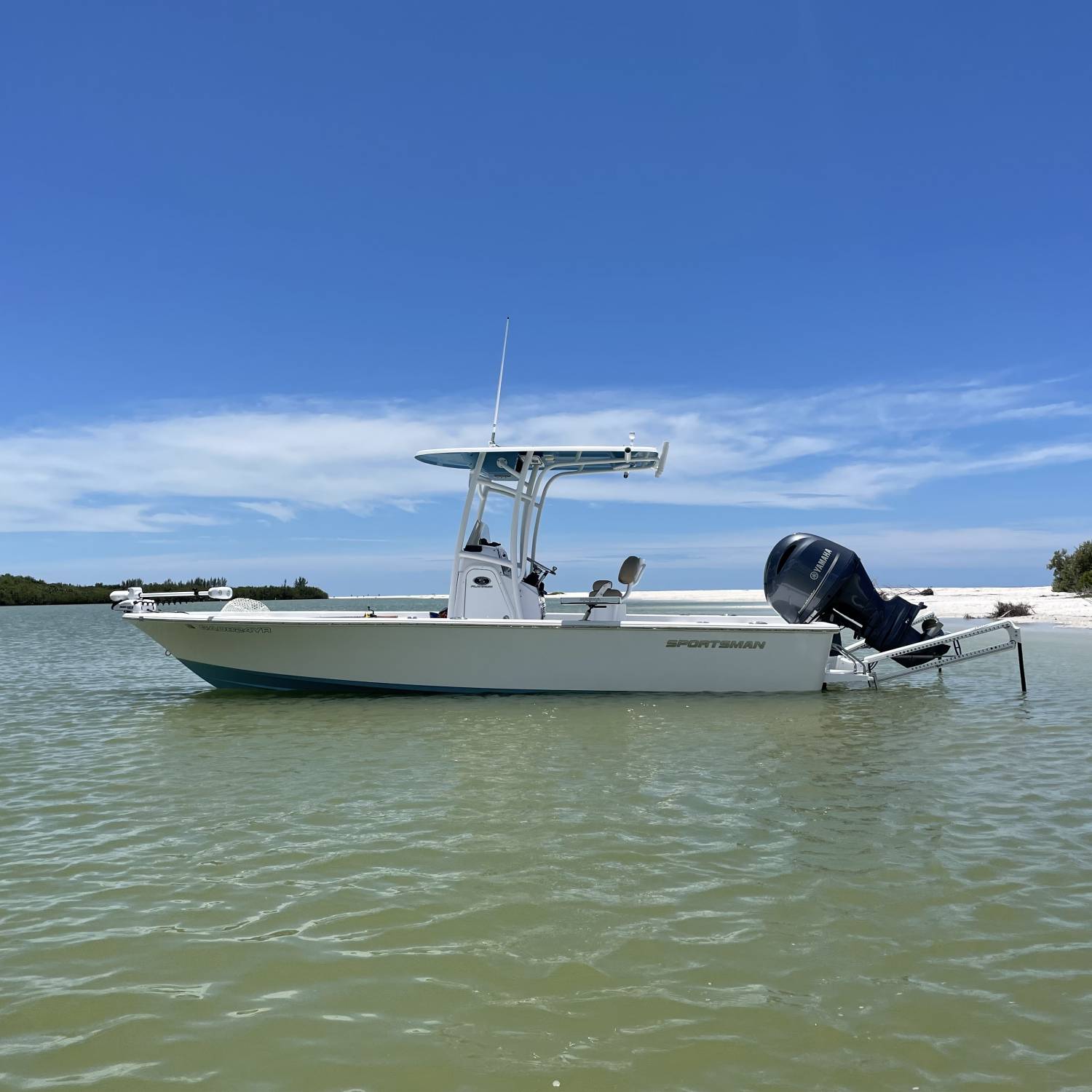 Title: Holmes Sportsman - On board their Sportsman Masters 227 Bay Boat - Location: Marco Island Florida. Participating in the Photo Contest #SportsmanJune