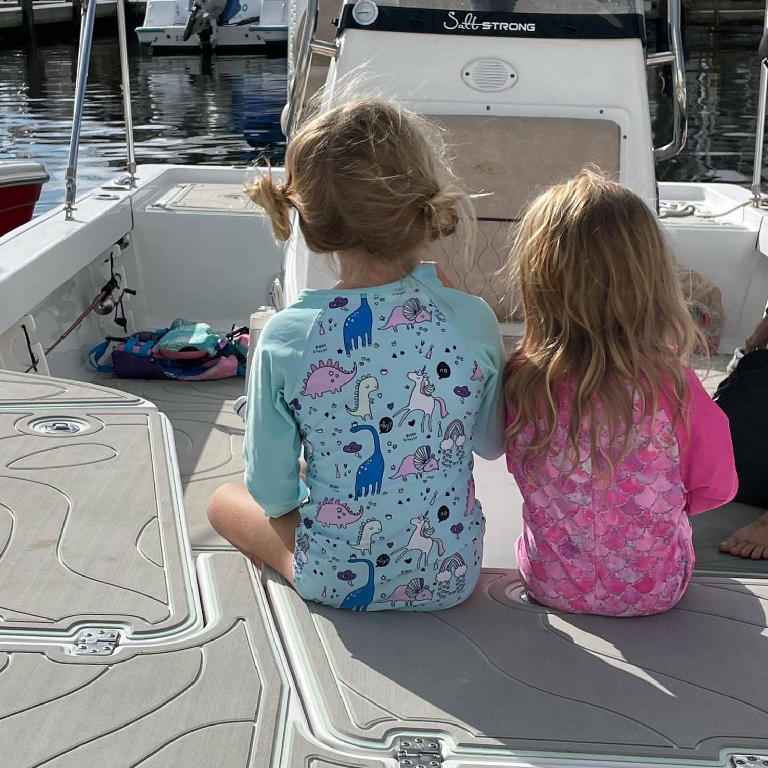 Nothin better than sitting on the boat having morning ice cream at the marina!