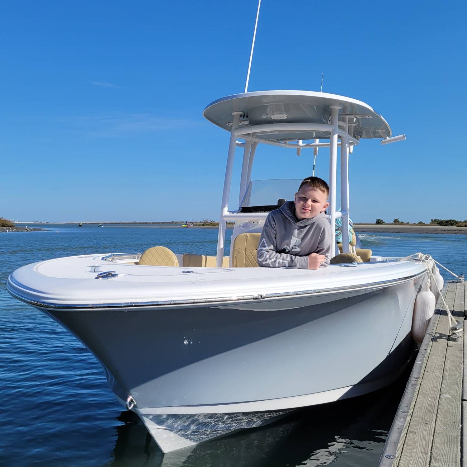 Title: Paradise Living - On board their Sportsman Open 232 Center Console - Location: St. Augustine, Florida. Participating in the Photo Contest #SportsmanMarch