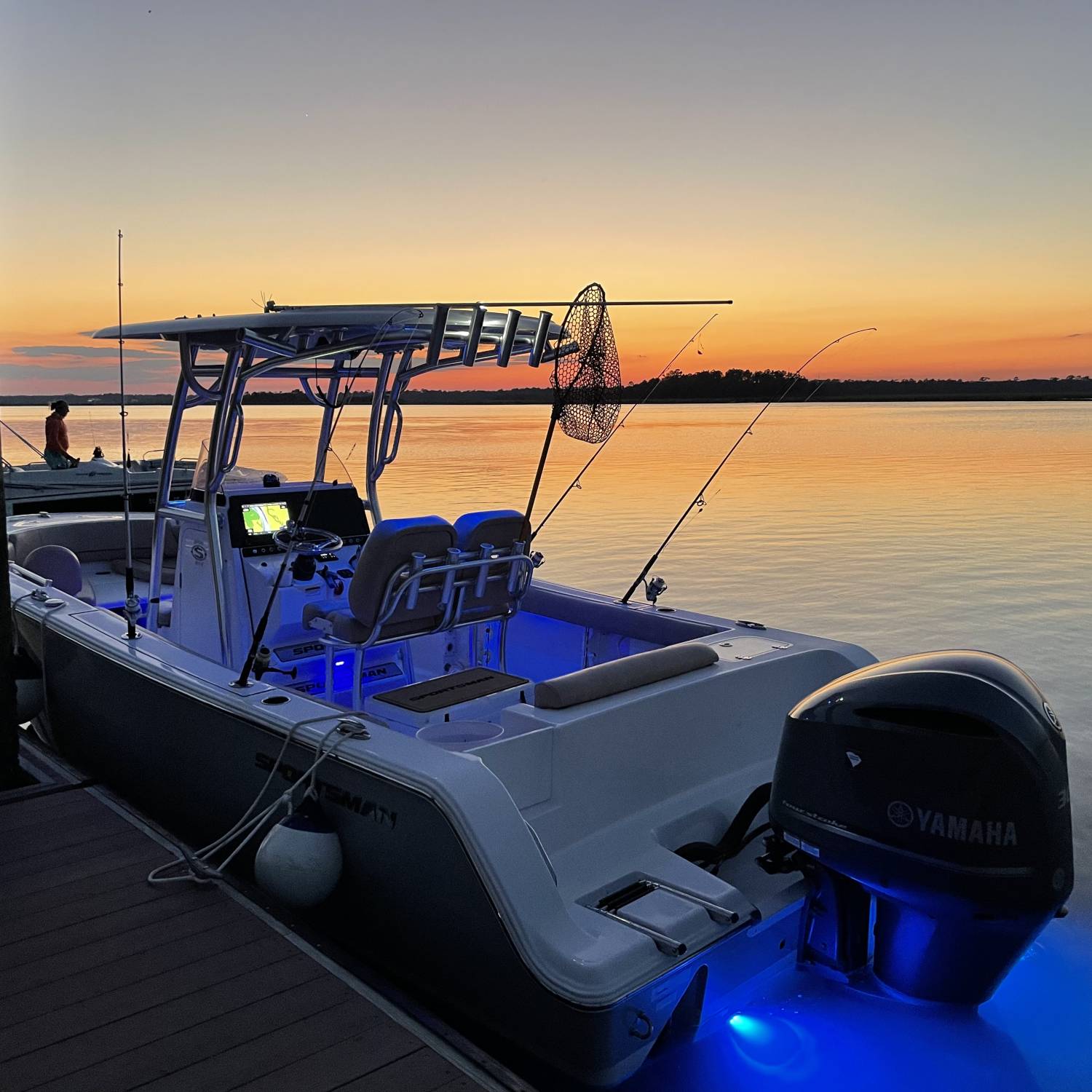 Title: Sunset cruise - On board their Sportsman Open 242 Center Console - Location: Kiawah island. Participating in the Photo Contest #SportsmanMarch