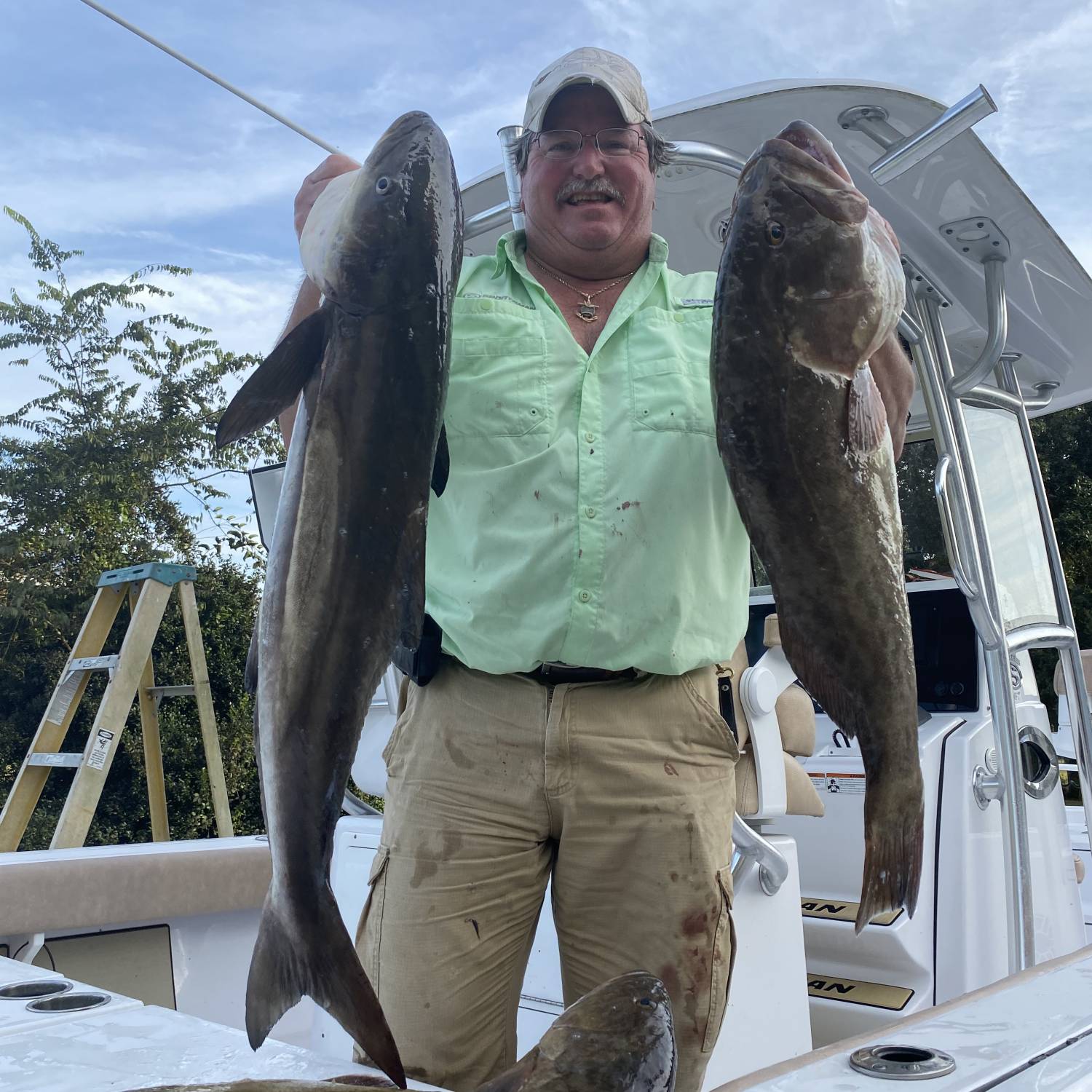 Cobia on the grill