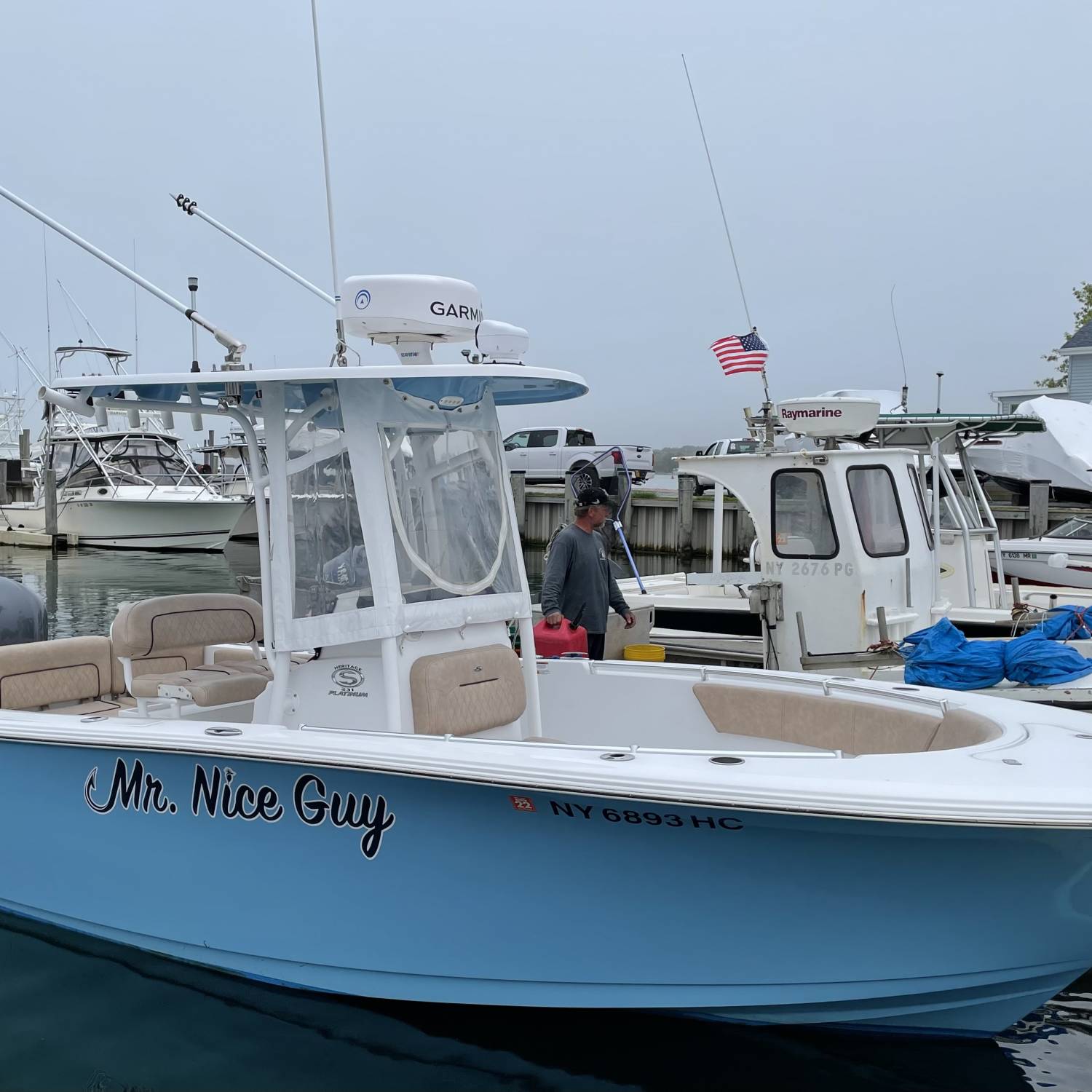 Title: Fishing machine - On board their Sportsman Heritage 231 Center Console - Location: Hampton bays NY. Participating in the Photo Contest #SportsmanMay