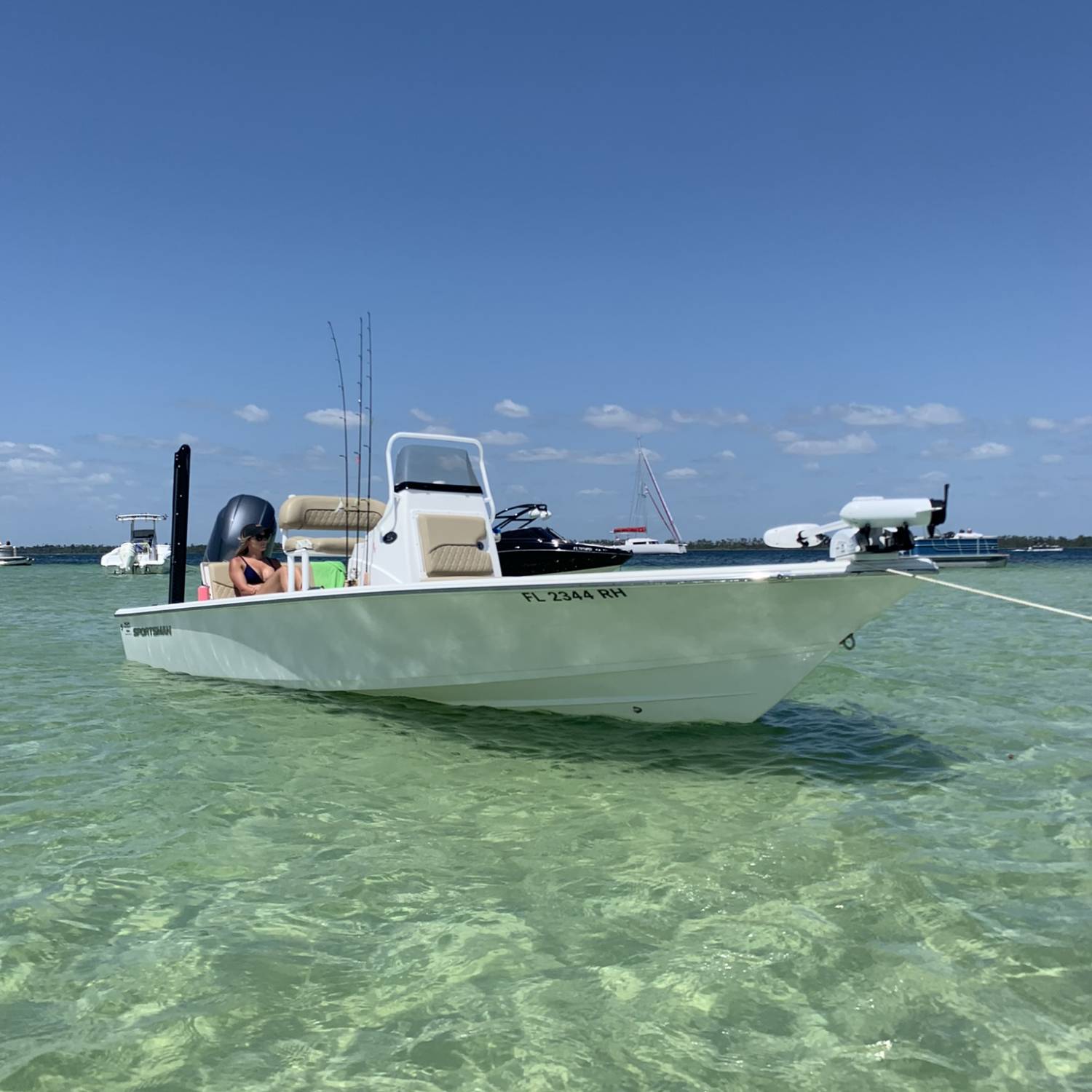 Title: Sportsman 214 Tournament - On board their Sportsman Tournament 214 Bay Boat - Location: Panama City Beach FL. Participating in the Photo Contest #SportsmanMay