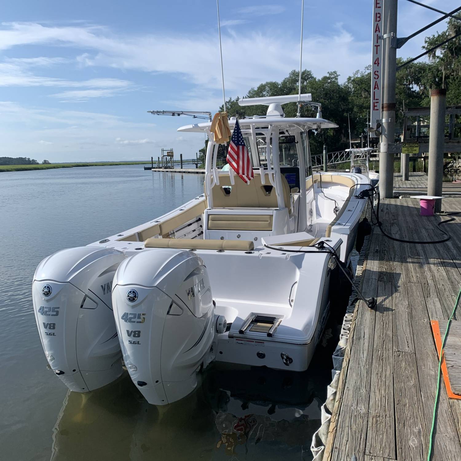 Title: 322 Open - On board their Sportsman Open 322 Center Console - Location: Shellmans Bluff, Ga. Participating in the Photo Contest #SportsmanMay