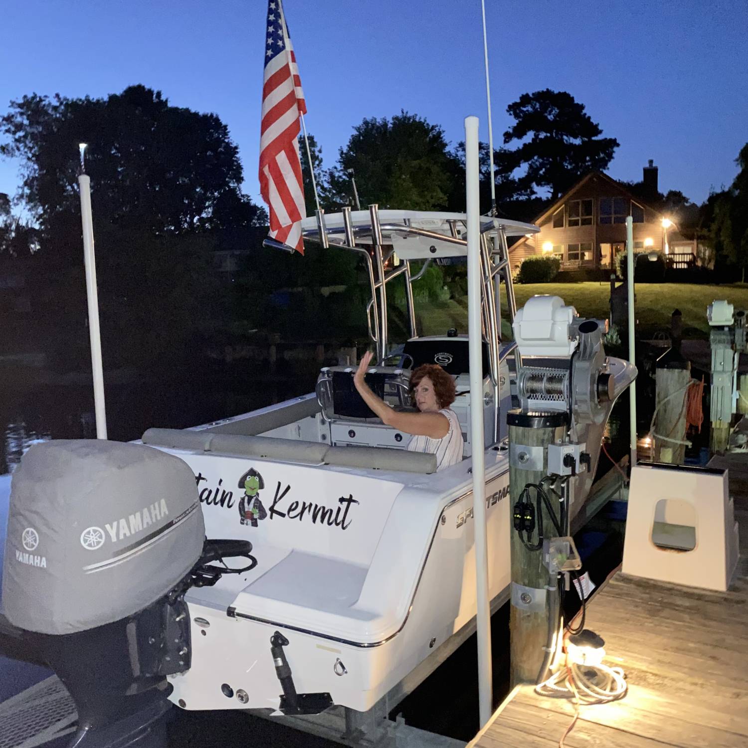 Title: Good Times - On board their Sportsman Heritage 231 Center Console - Location: Solomons Island. Participating in the Photo Contest #SportsmanOctober