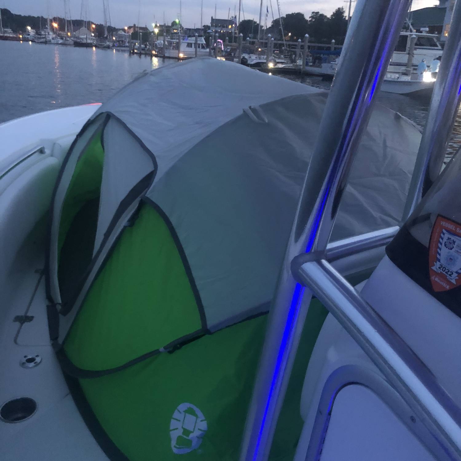 Title: Sportsman base camp - On board their Sportsman Heritage 231 Center Console - Location: Urbana va. Participating in the Photo Contest #SportsmanSeptember
