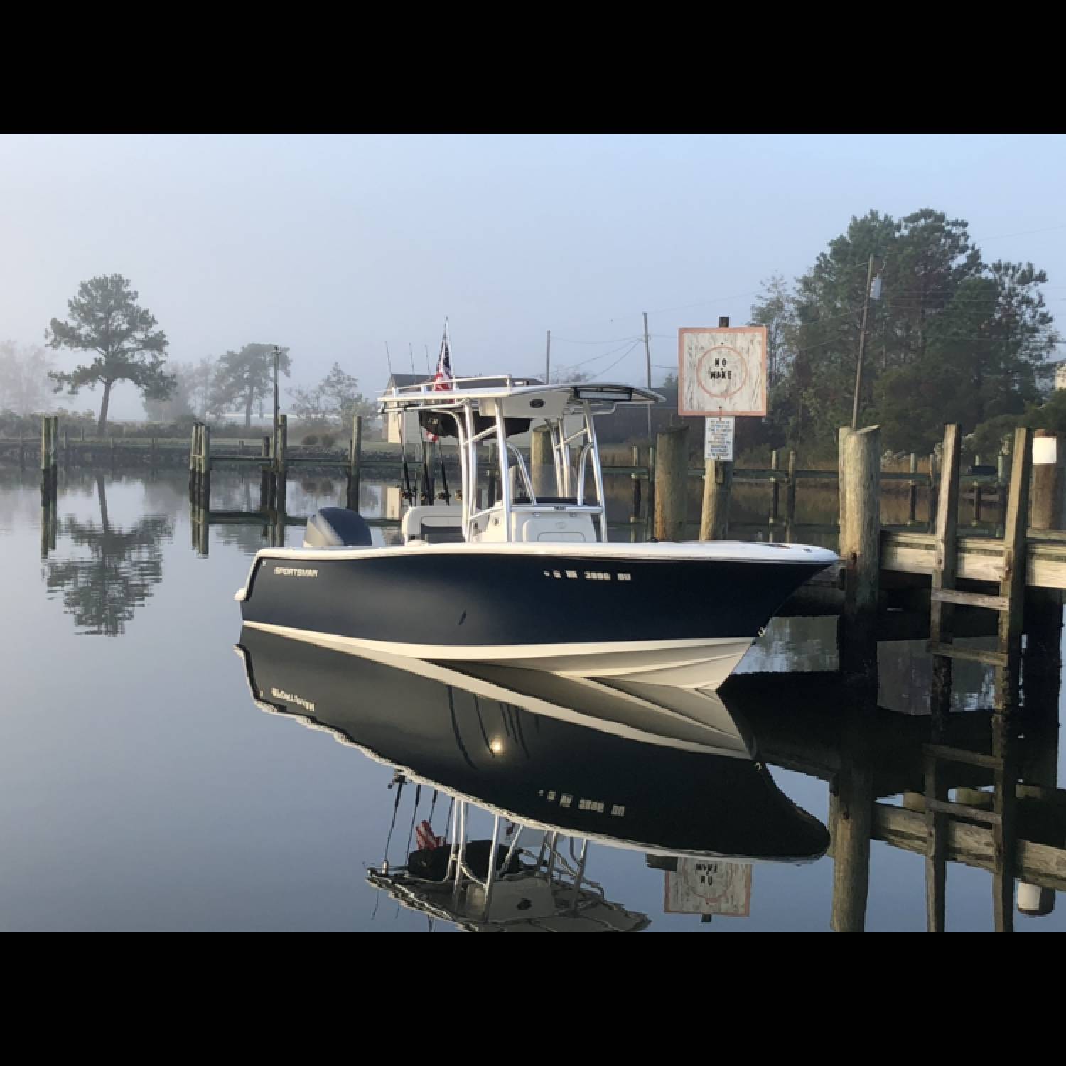 Title: Early morning dew - On board their Sportsman Heritage 231 Center Console - Location: Gwynns island va. Participating in the Photo Contest #SportsmanSeptember