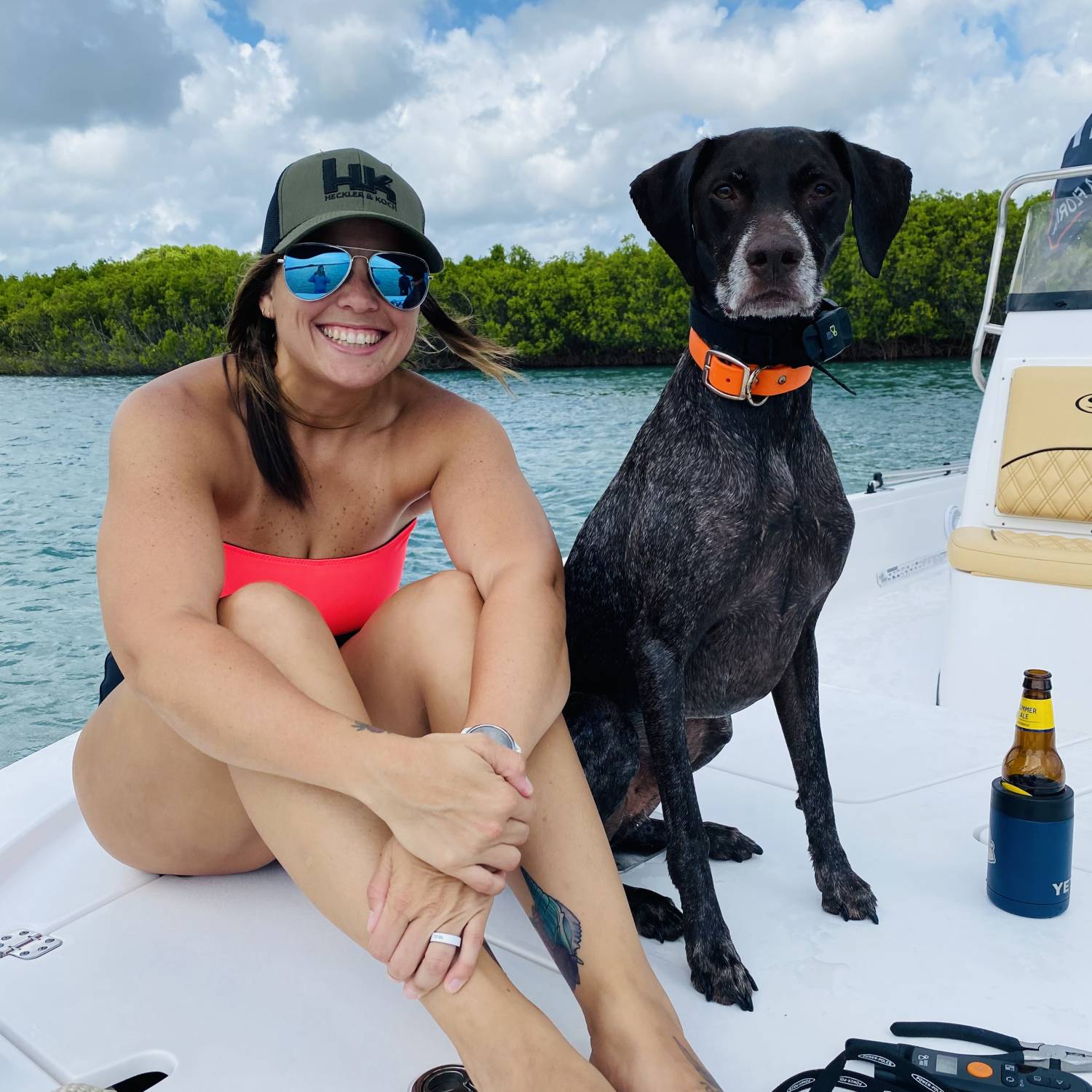 Enjoying a beautiful Sunday with my best friend, Levi, a German Shorthaired Pointer. We love ou...