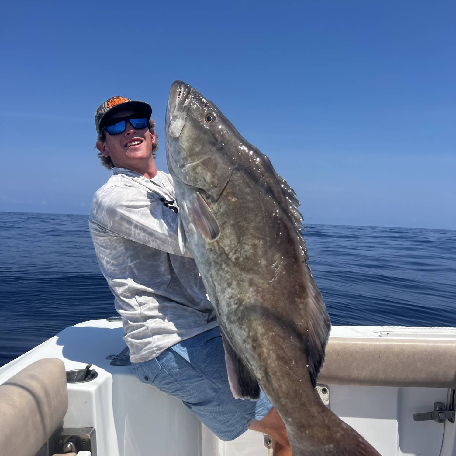 Big grouper caught out of st Augustine Florida