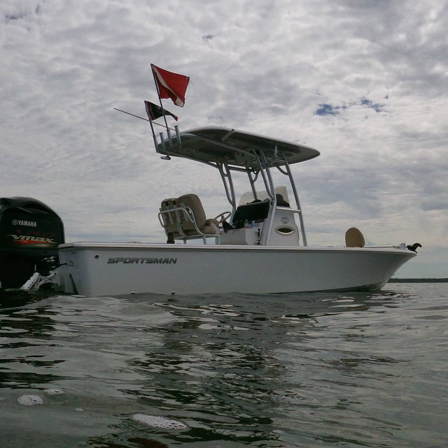 Title: Scalloping - On board their Sportsman Masters 247 Bay Boat - Location: Steinhatchee, FL. Participating in the Photo Contest #SportsmanAugust2023
