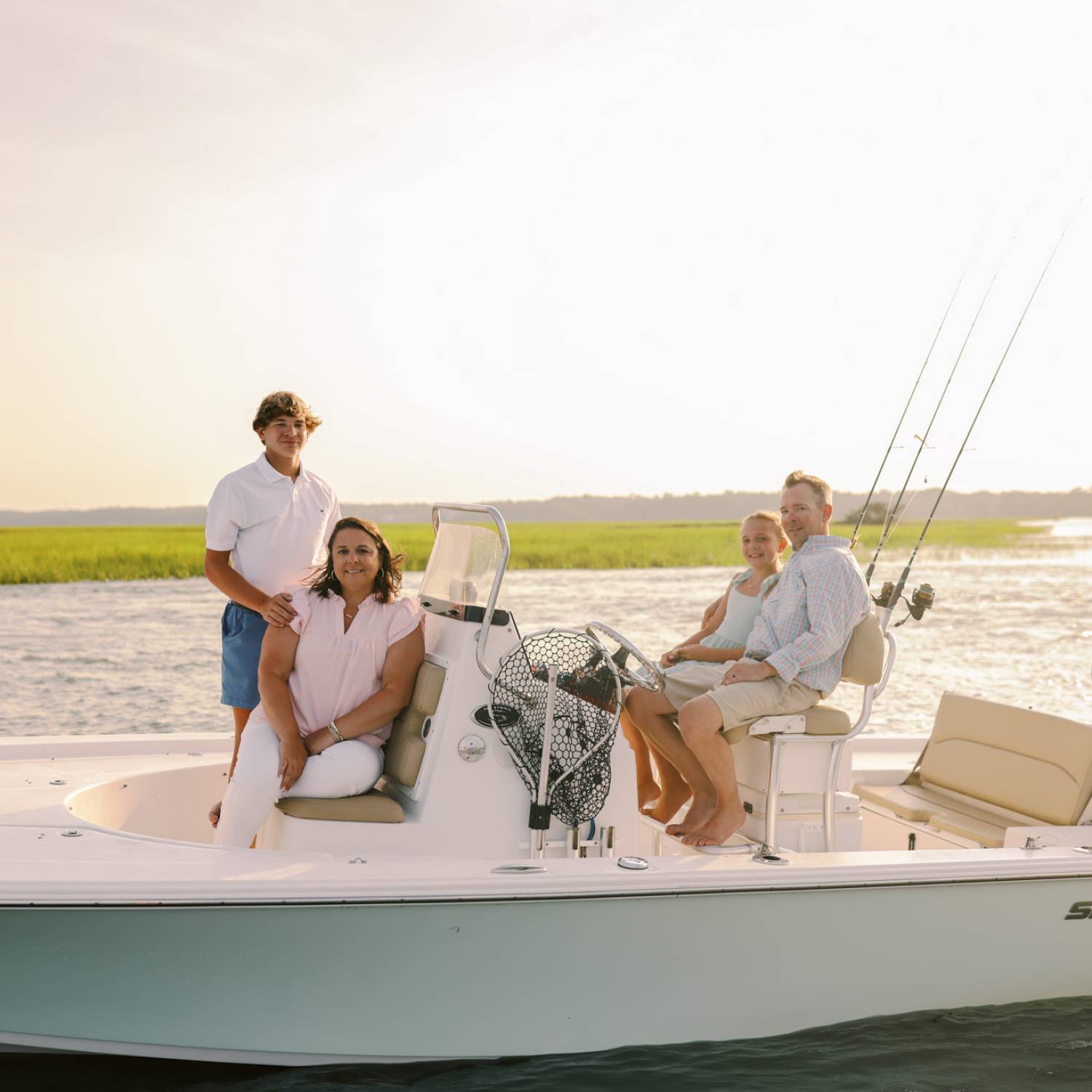 Family pictures taken July 3rd in Murrells Inlet,  SC doing one of our favorite things.