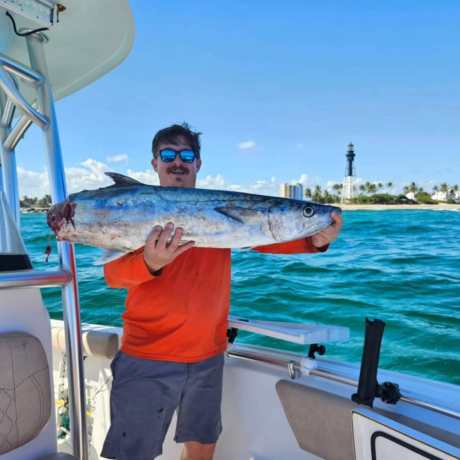 Live bait fishing brought in a smoker king. Not fast enough, taxed by a shark.