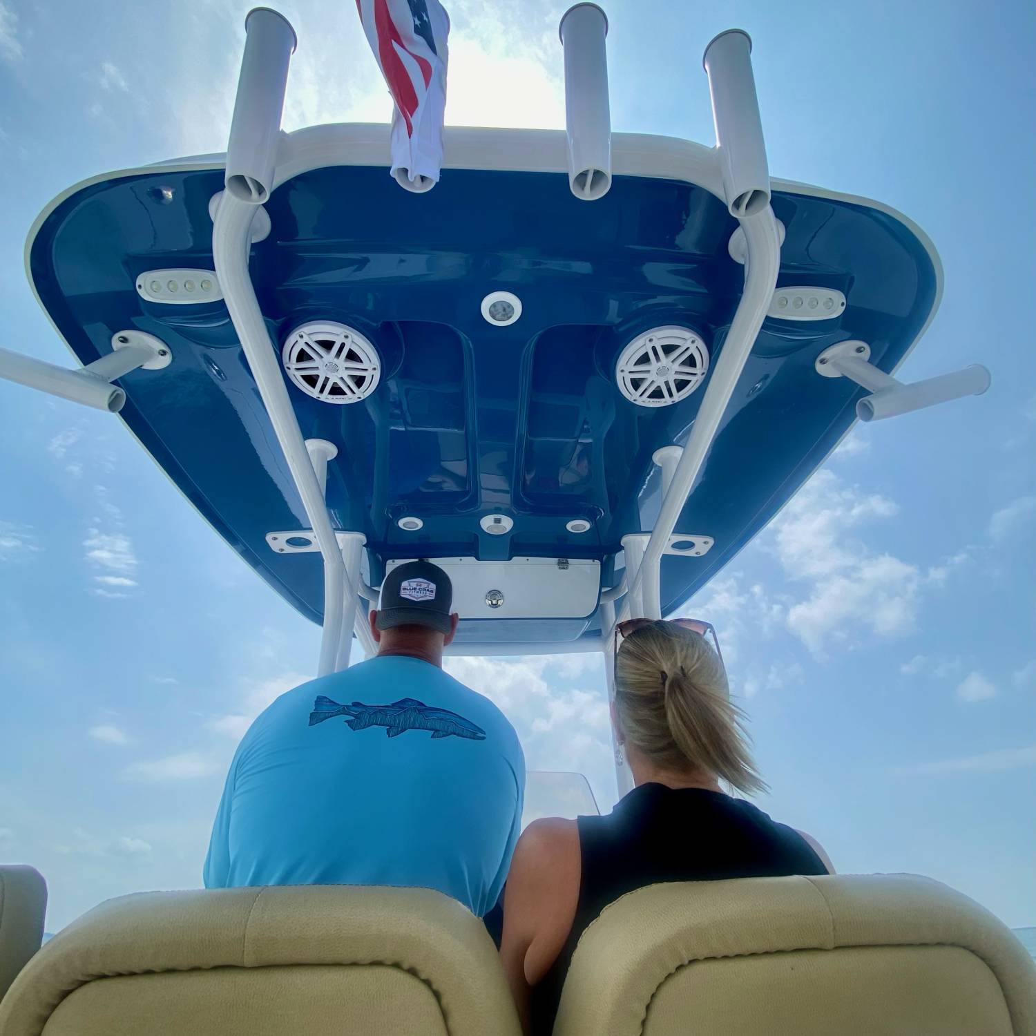 My wife and I took our friends out for lunch in St Michaels, Maryland. Great shot of my wife an...