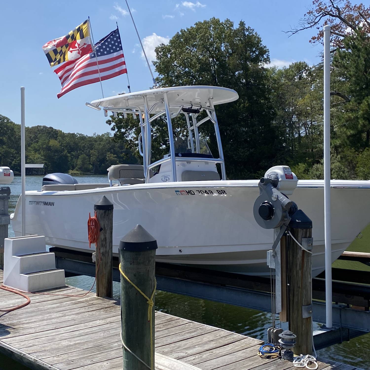 Title: Mine - On board their Sportsman Heritage 231 Center Console - Location: Solomon Island MD. Participating in the Photo Contest #SportsmanNovember2023