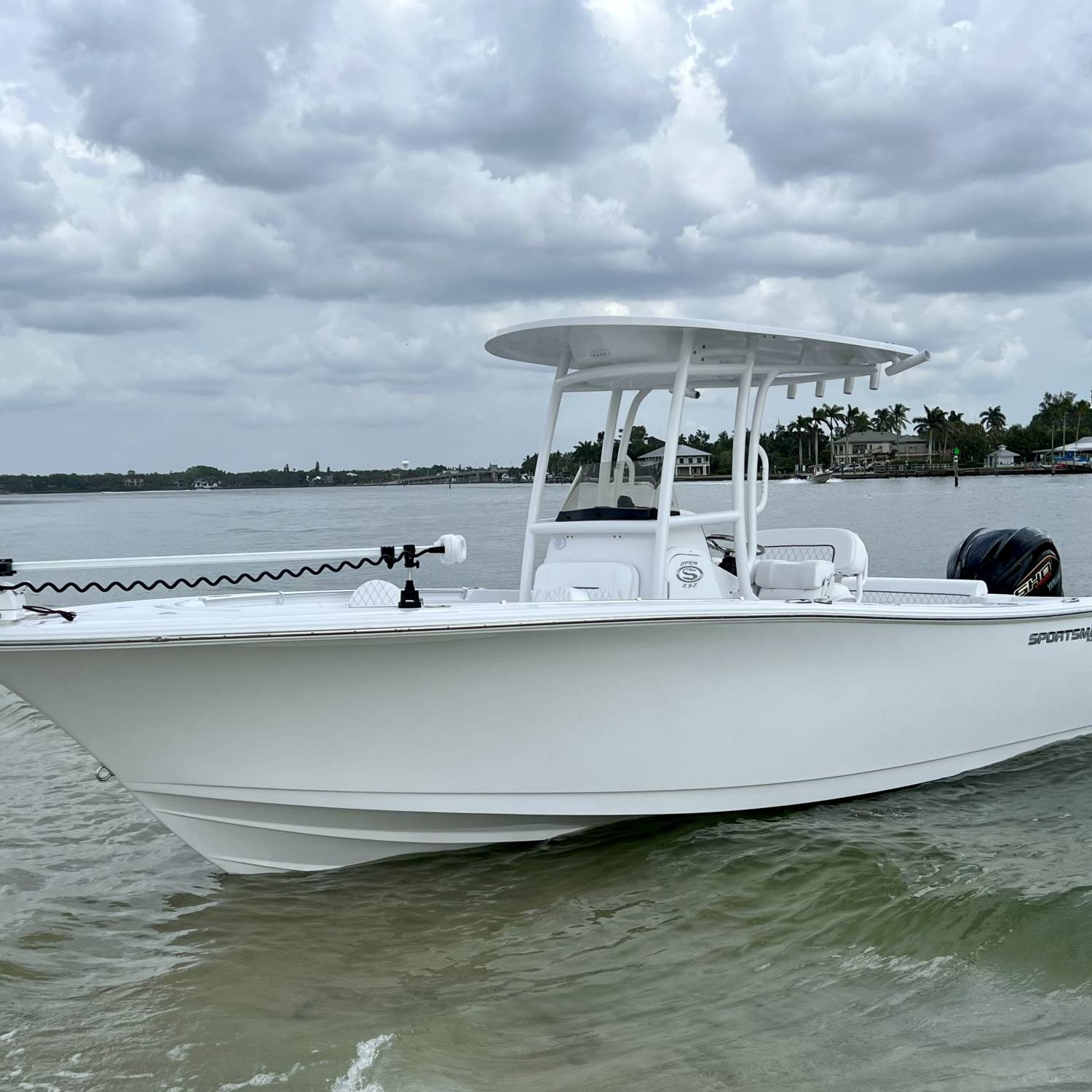 Title: My awesome 232 Open! - On board their Sportsman Open 232 Center Console - Location: Siesta Key. Participating in the Photo Contest #SportsmanNovember2023