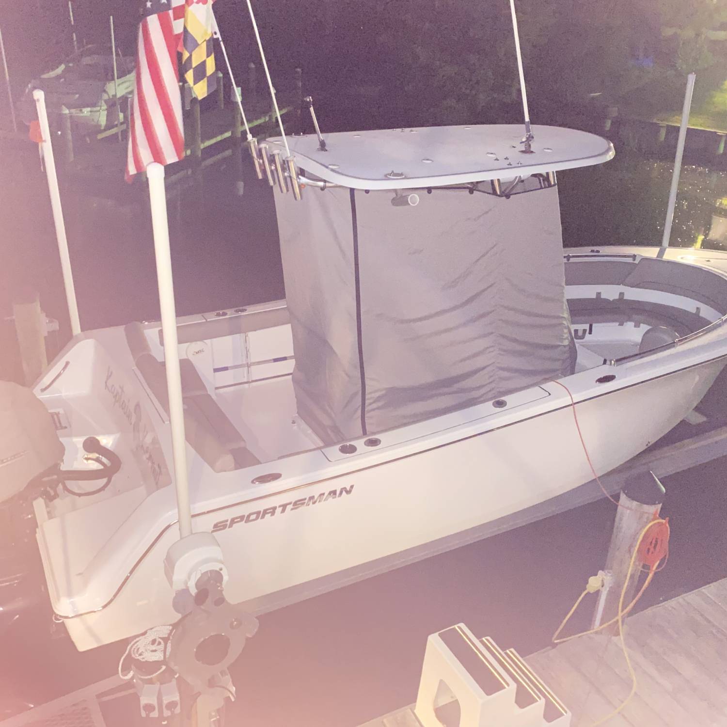Title: Waiting - On board their Sportsman Heritage 231 Center Console - Location: Solomons Island. Participating in the Photo Contest #SportsmanApril2023
