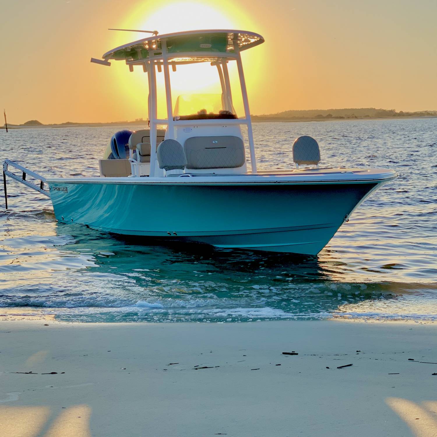 Title: Island Time - On board their Sportsman Masters 227 Bay Boat - Location: Bird Island. Participating in the Photo Contest #SportsmanJanuary2023