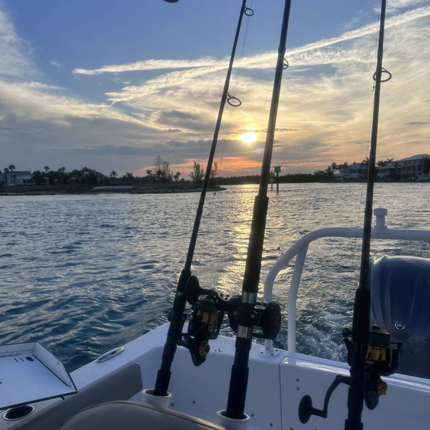 Heading out for a day of fishing.