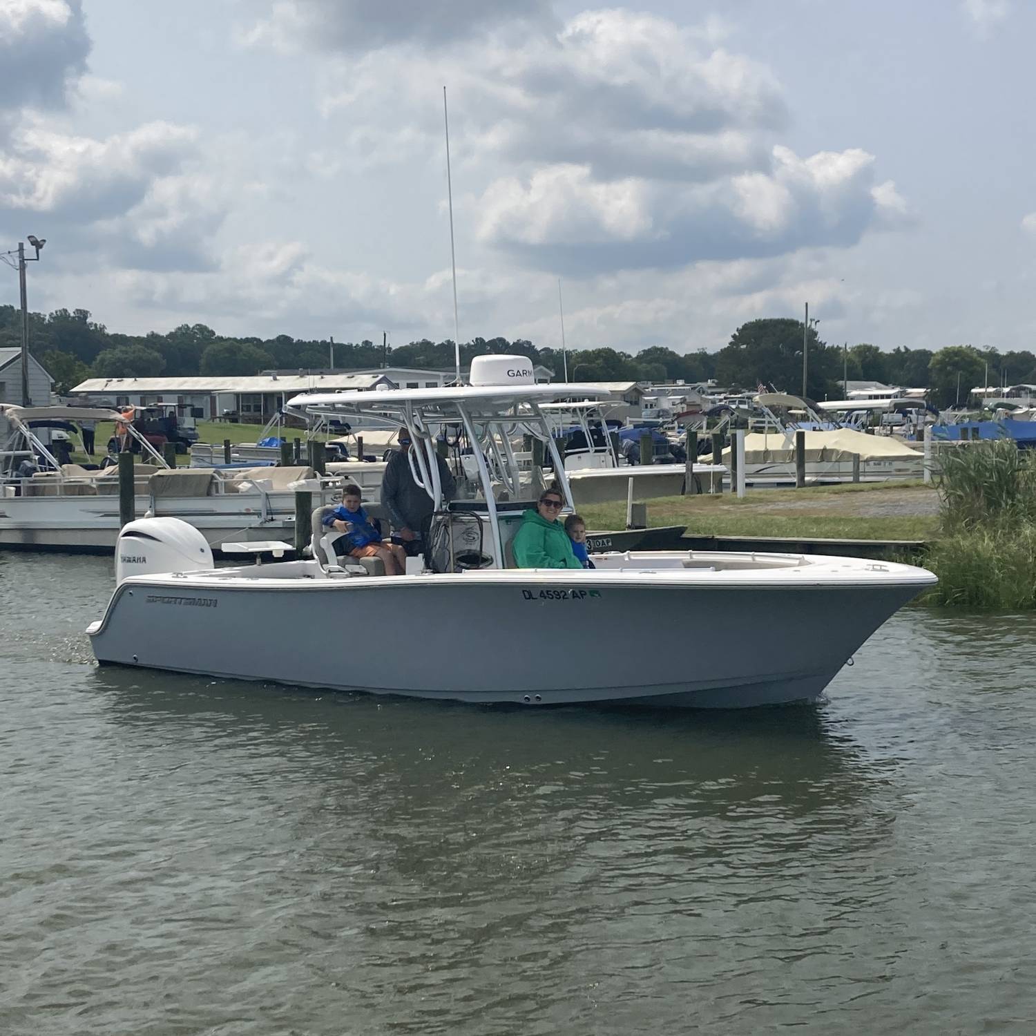 Getting the family out for their first ride on the new boat. Everyone loved it!