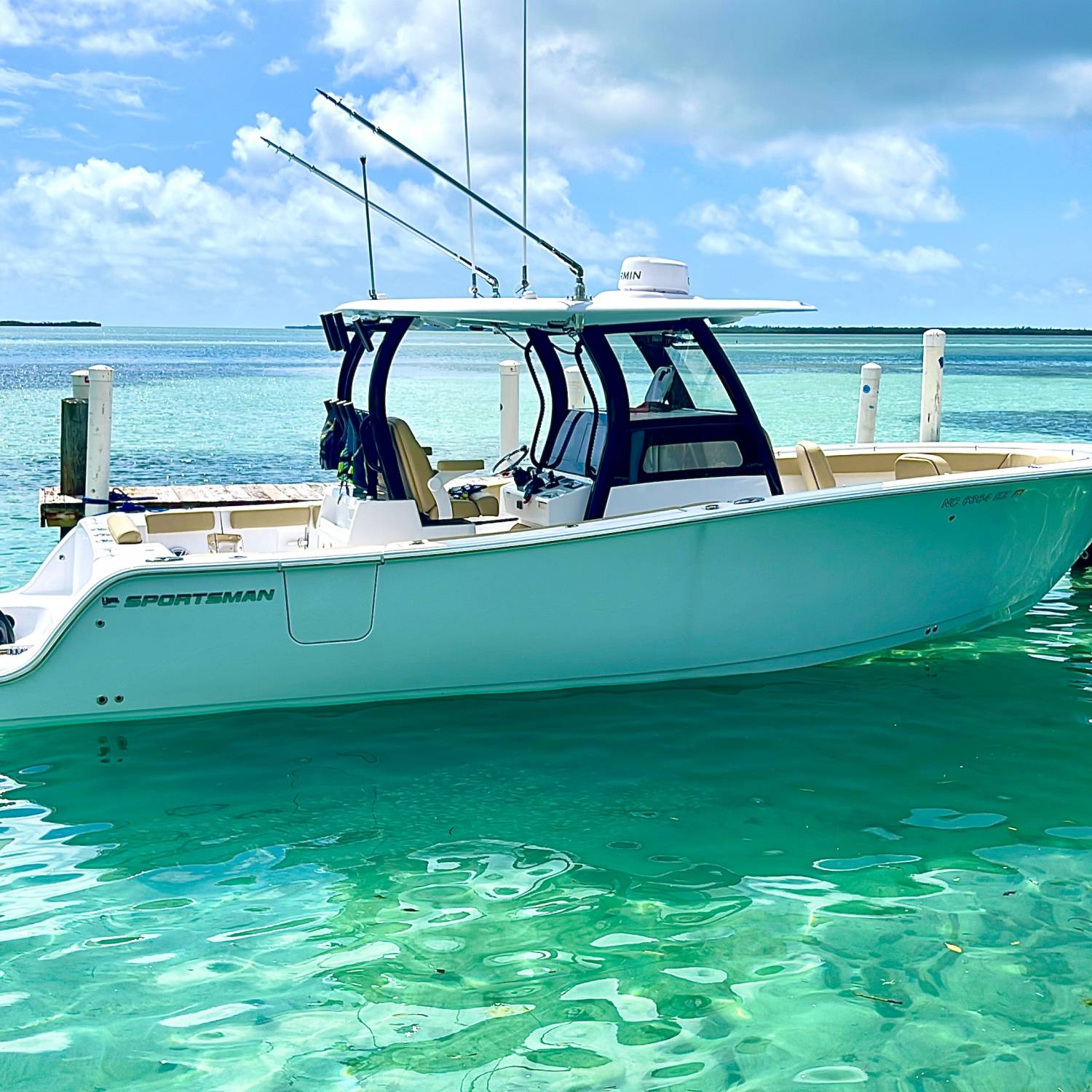 Title: Bimini run!!! - On board their Sportsman Open 302 Center Console - Location: Bimini. Participating in the Photo Contest #SportsmanJune2023