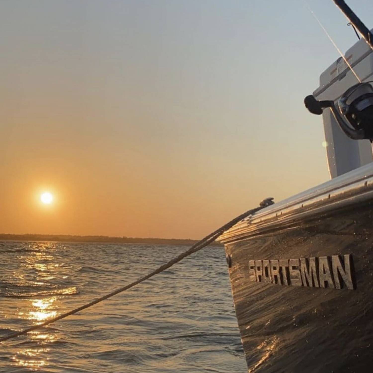Title: NC sunset - On board their Sportsman Open 242 Center Console - Location: Surf City NC. Participating in the Photo Contest #SportsmanMarch2023