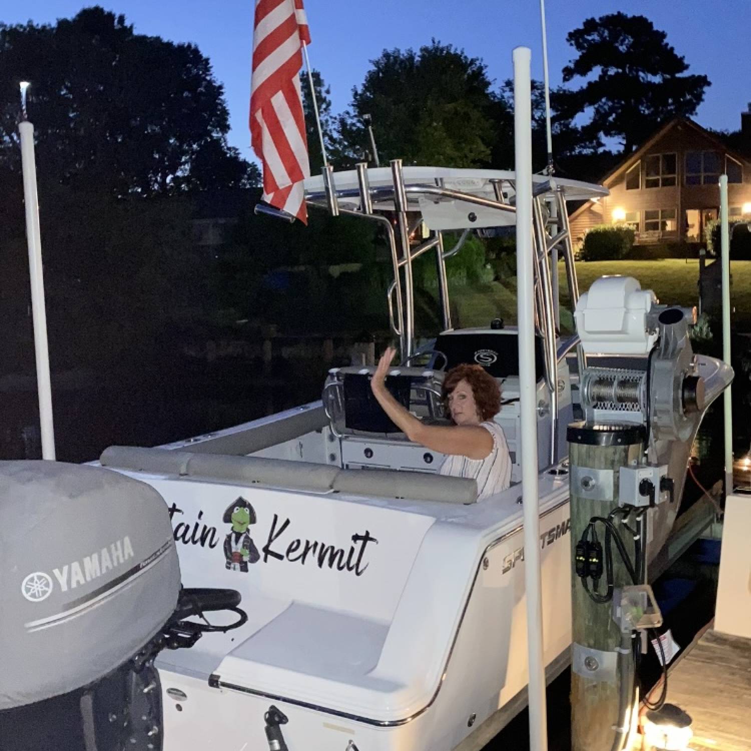 Title: Enjoy the Evening - On board their Sportsman Heritage 231 Center Console - Location: Solomon Island. Participating in the Photo Contest #SportsmanMarch2023