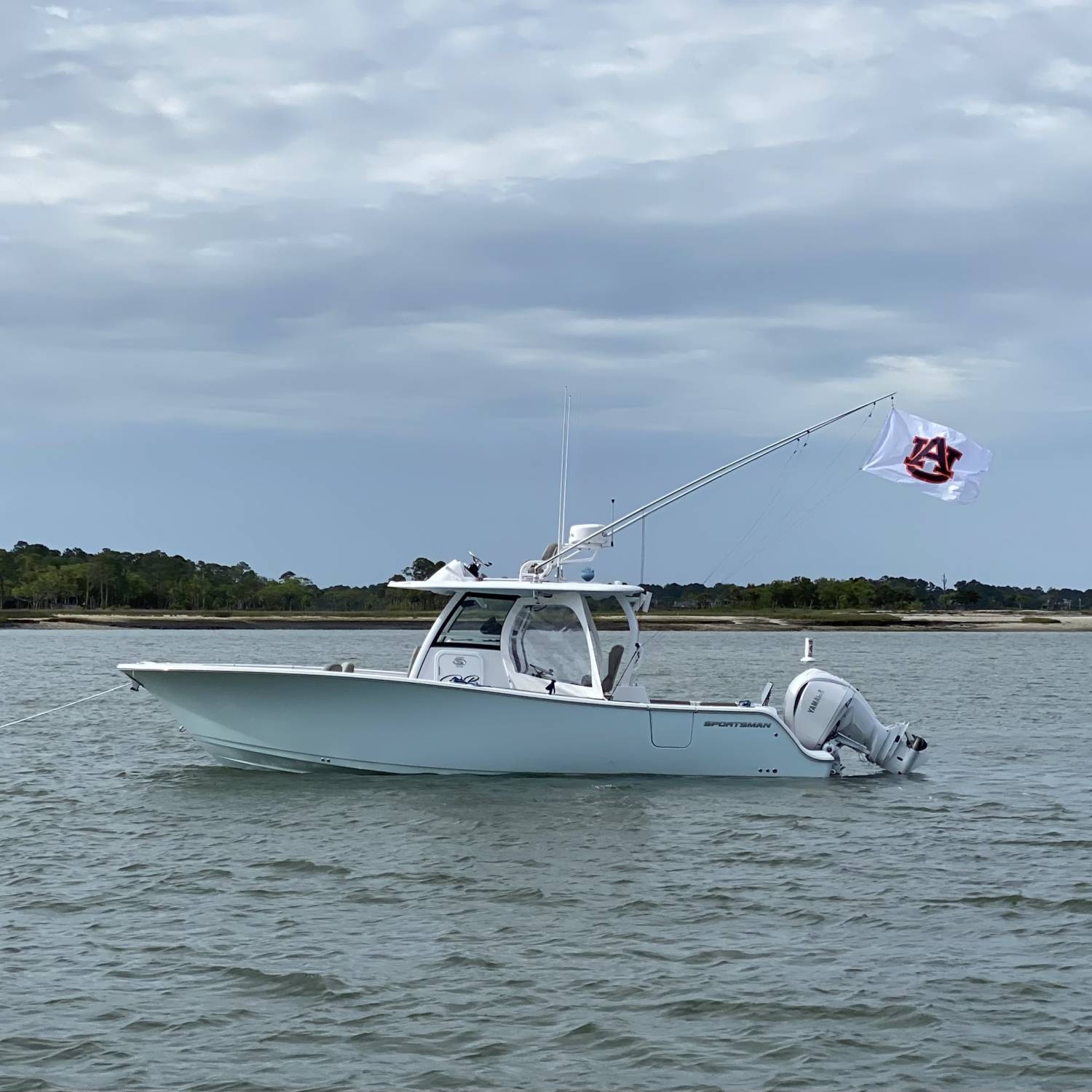 Anchored off 18 at Harbour Town for the Heritage