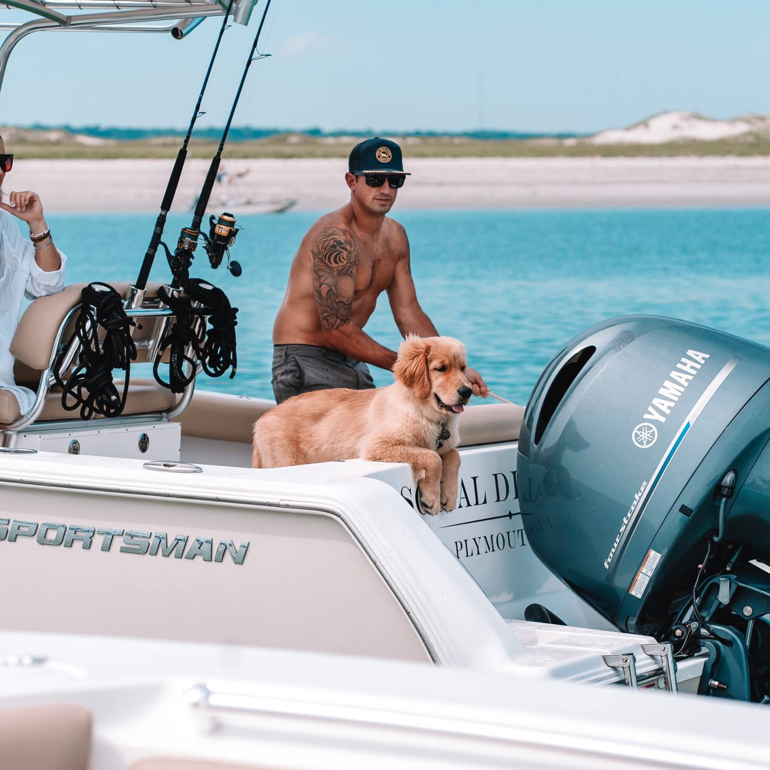 Title: New England Summer - On board their Sportsman Heritage 231 Center Console - Location: Plymouth, MA. Participating in the Photo Contest #SportsmanApril2024