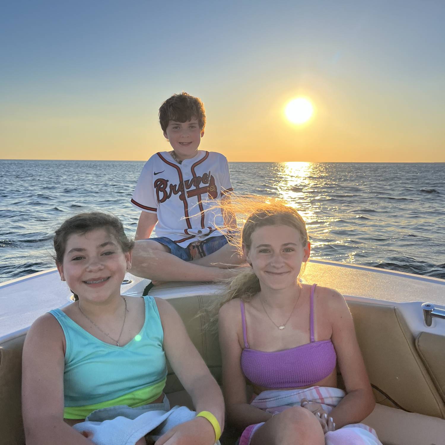 Title: Sunset Cruise - On board their Sportsman Heritage 231 Center Console - Location: Destin, FL. Participating in the Photo Contest #SportsmanApril2024