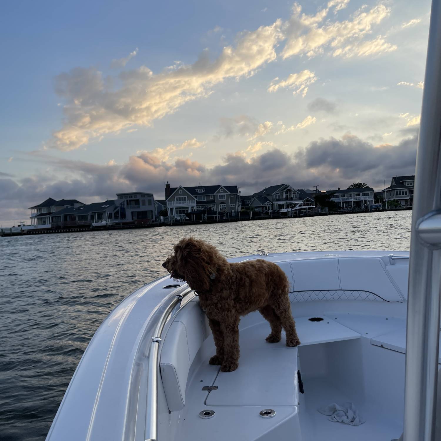 Title: Hudson - On board their Sportsman Open 252 Center Console - Location: NJ. Participating in the Photo Contest #SportsmanApril2024