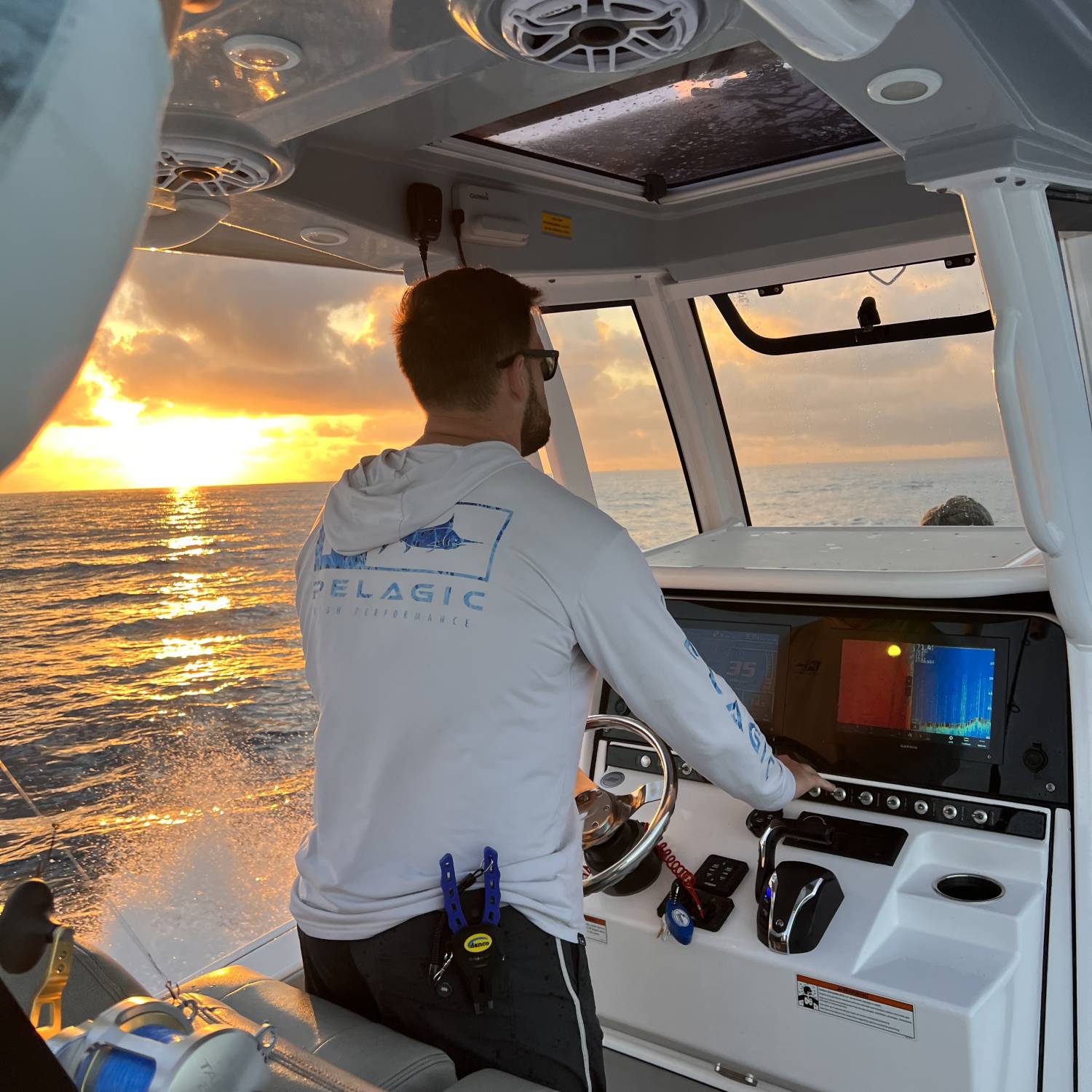 Fishing offshore out of Palm Beach FL Inlet