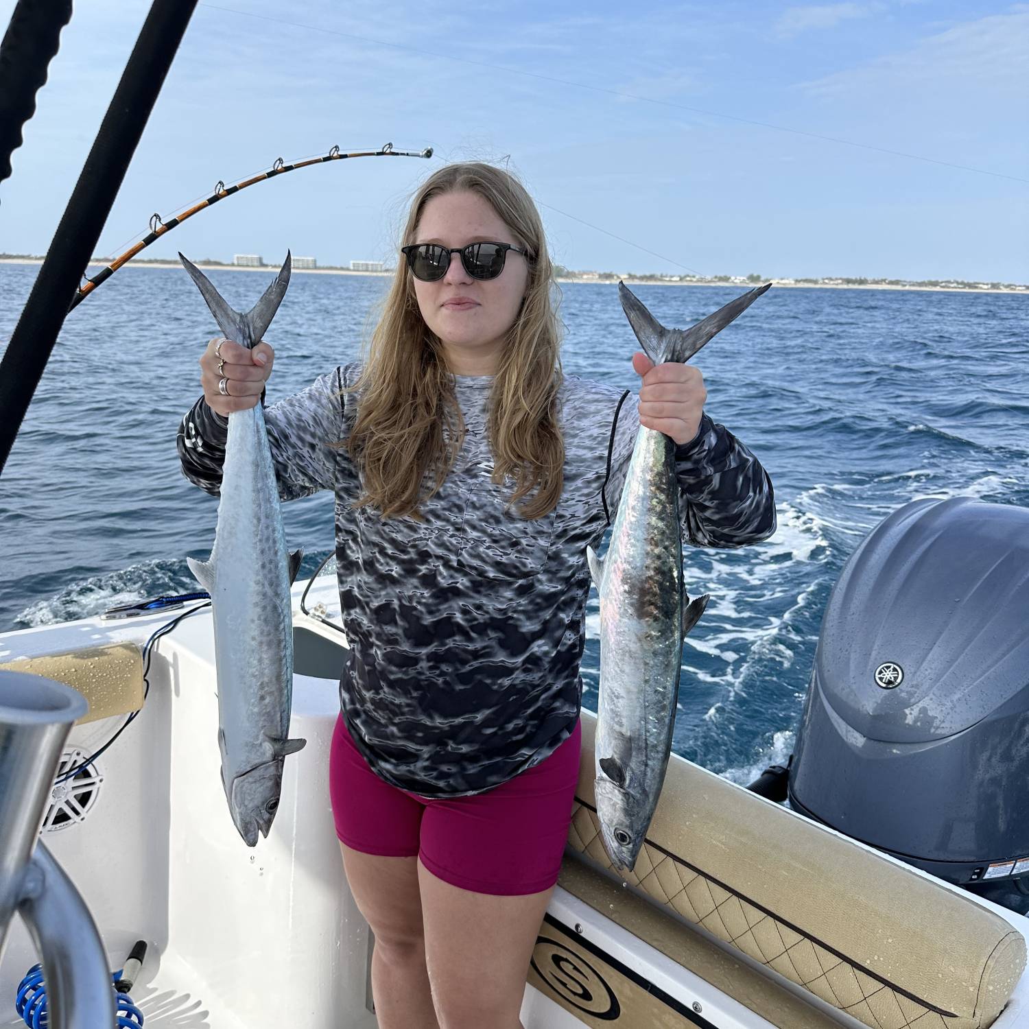 Title: Doubled on kings! - On board their Sportsman Open 232 Center Console - Location: Boynton Beach Florida. Participating in the Photo Contest #SportsmanJanuary2024