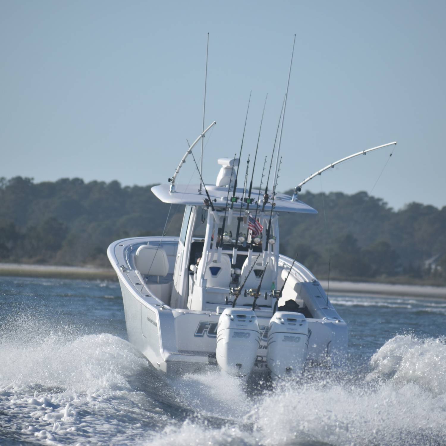 Title: Returning from the Gulf Stream - On board their Sportsman Open 302 Center Console - Location: Masonboro Inlet, NC. Participating in the Photo Contest #SportsmanJanuary2024