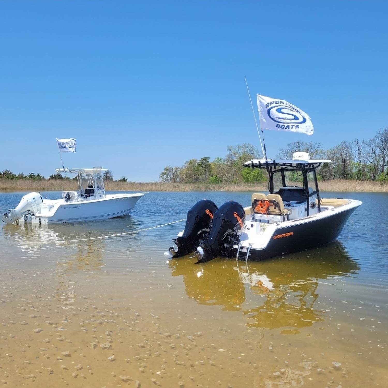 My dad and I at the local sand bar chillen on a beautiful day before my dad upgraded to a...