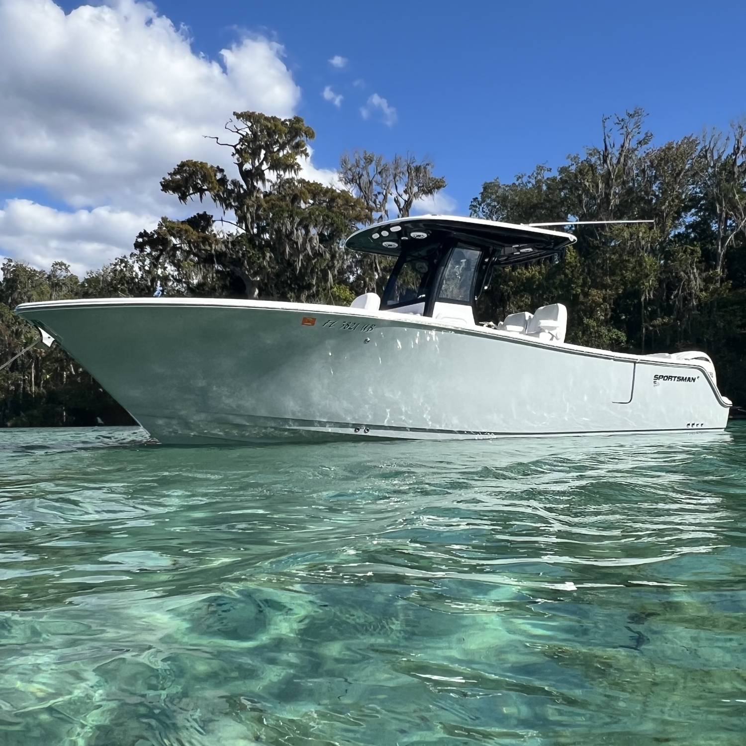 Title: Spring in Winter Time - On board their Sportsman Heritage 261 Center Console - Location: Astor, FL - Silver Glen Springs. Participating in the Photo Contest #SportsmanDecember2025