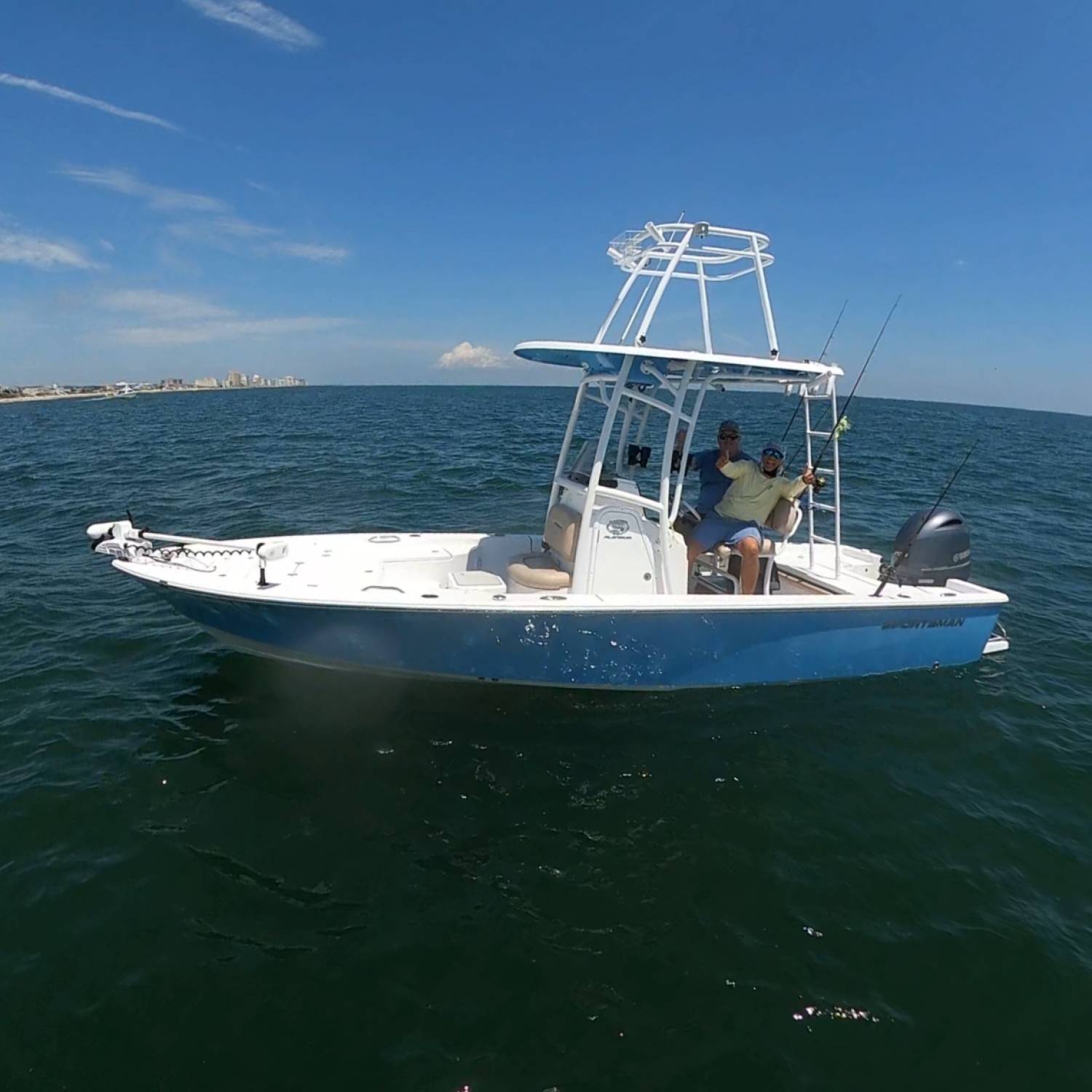 Taking a break while cruising for Cobia