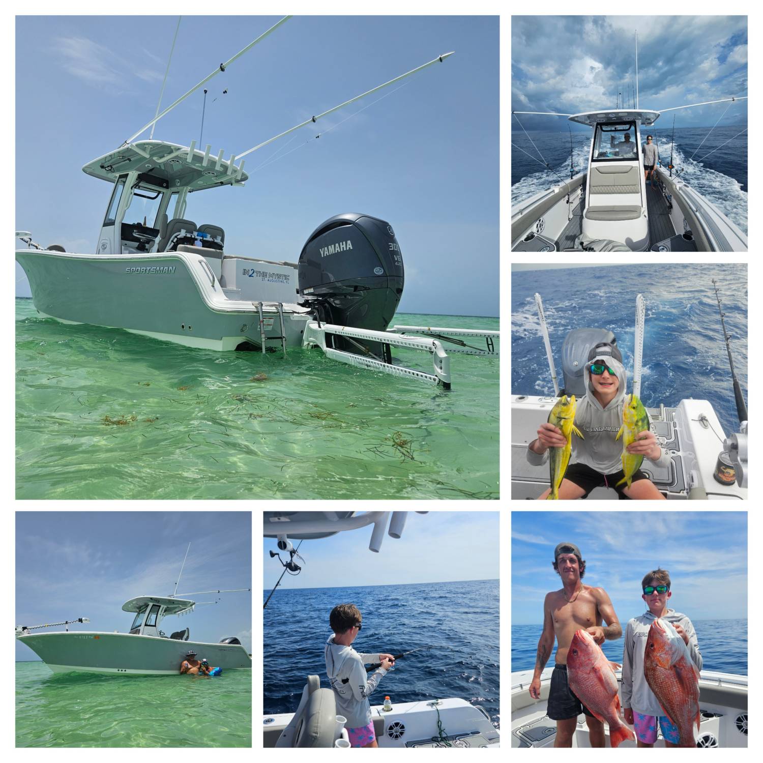 Sandbars and Mahi in Marathon to Snapper in St. Augustine.