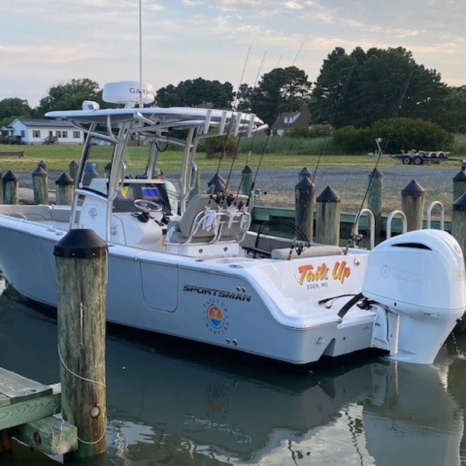 Getting ready to head out on the bay for a day of fishing and fun