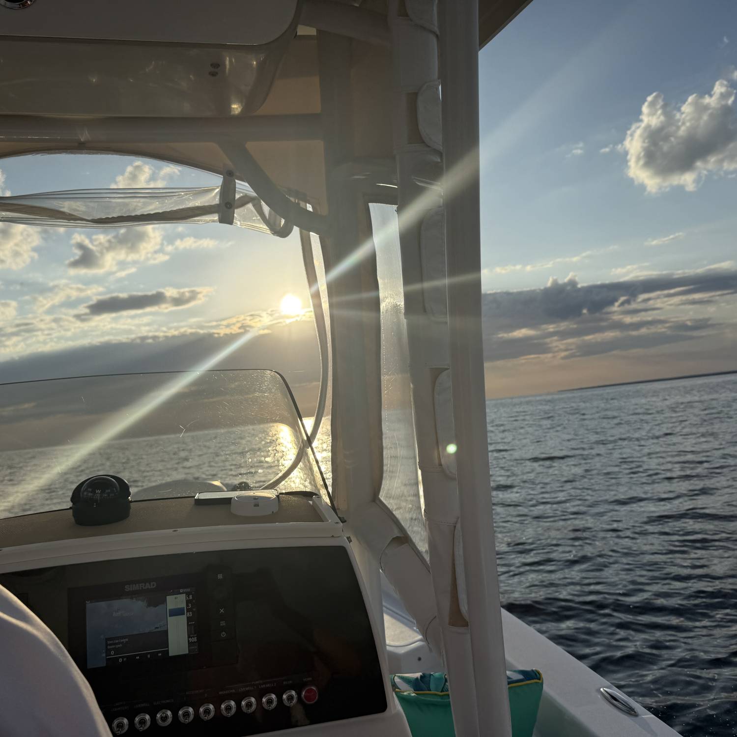 Beautiful sunset in the Gulf of America!