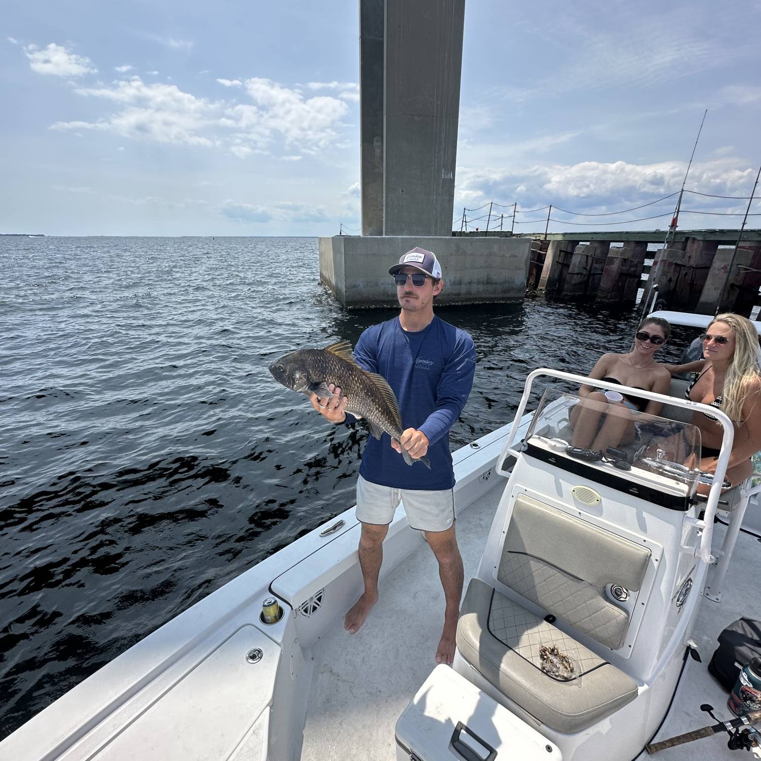 fishing under mid bay bridge
